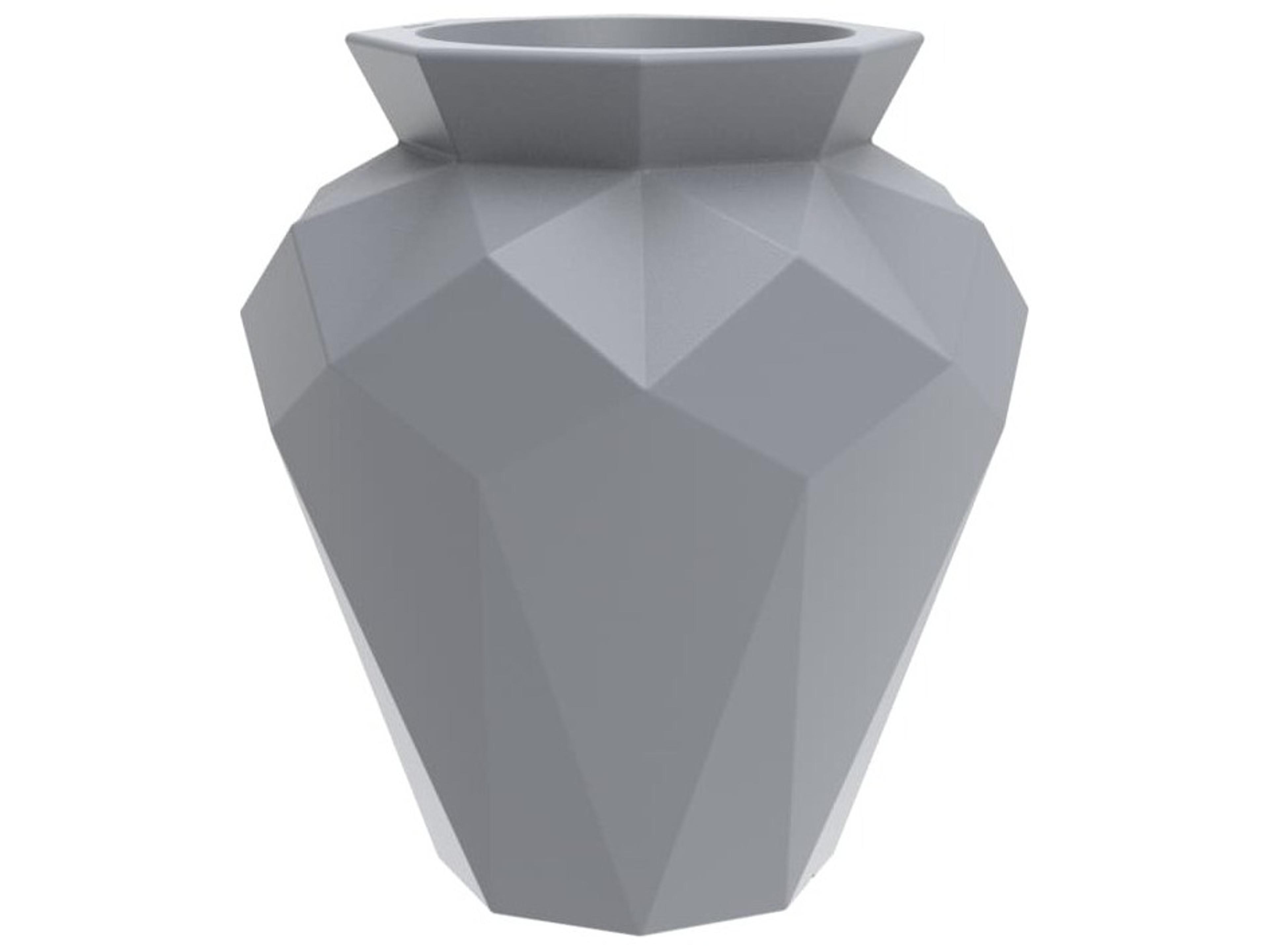 Vondom Outdoor Origami Gray Planter