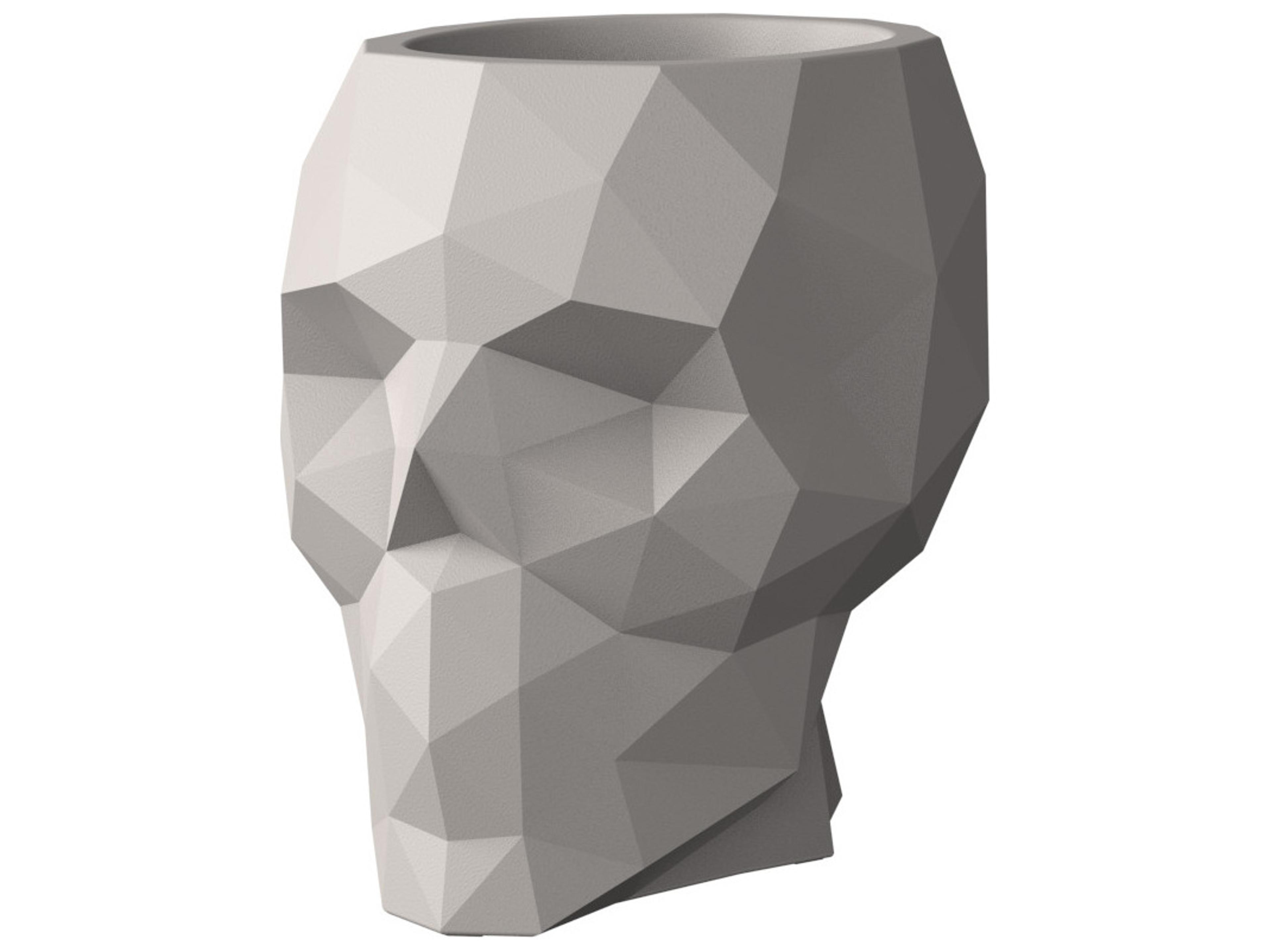 Vondom Outdoor Skull Ecru Planter