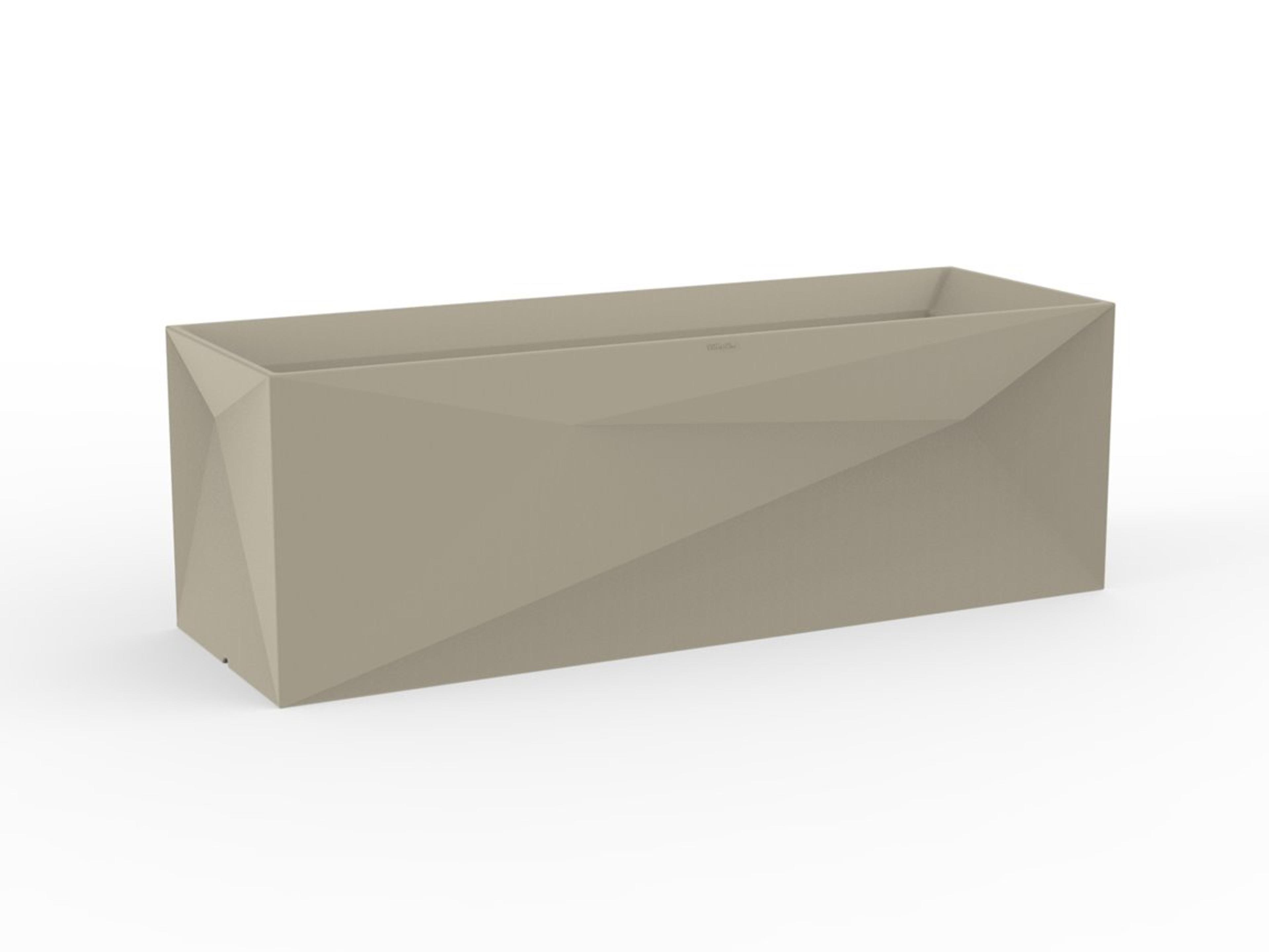 Faz Ecru Matte Planter