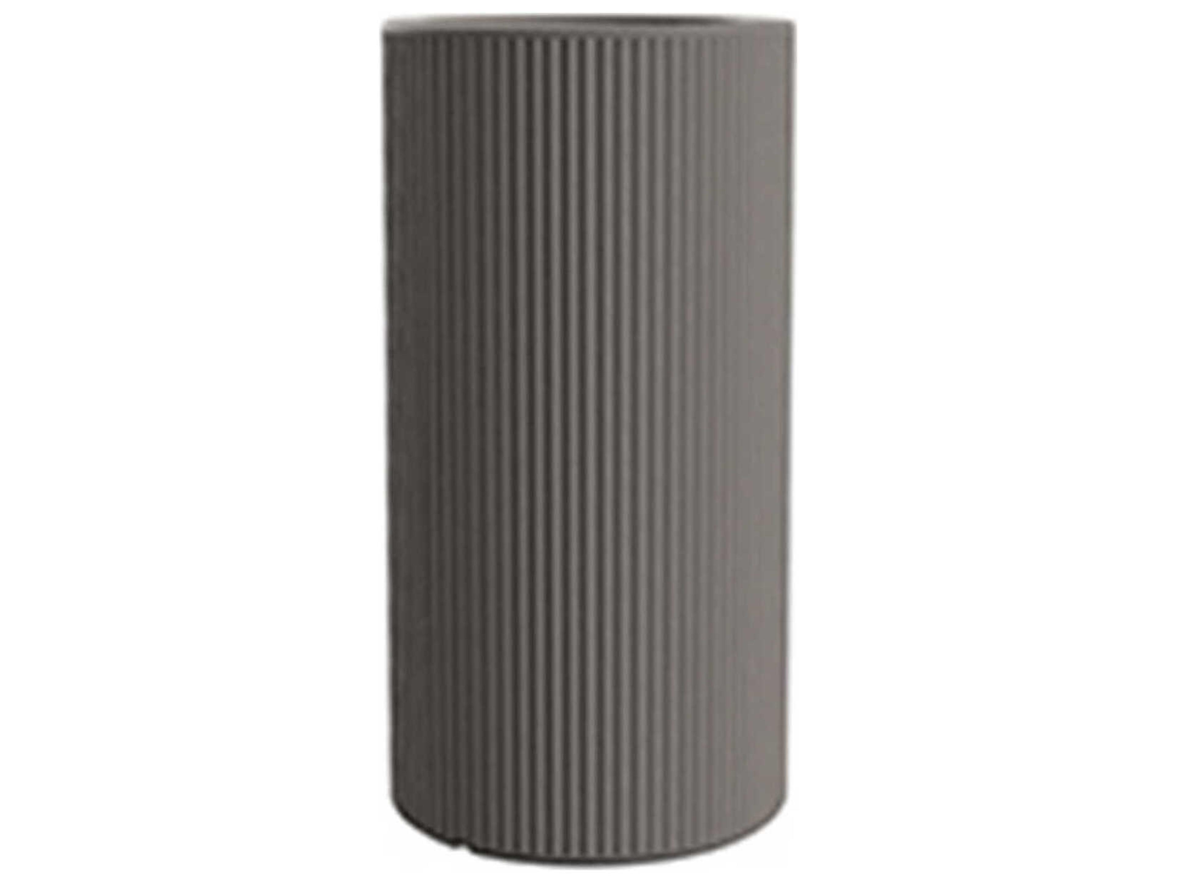 Vondom Outdoor Gatsby Tall Cylinder Planter x H Basic Tortora
