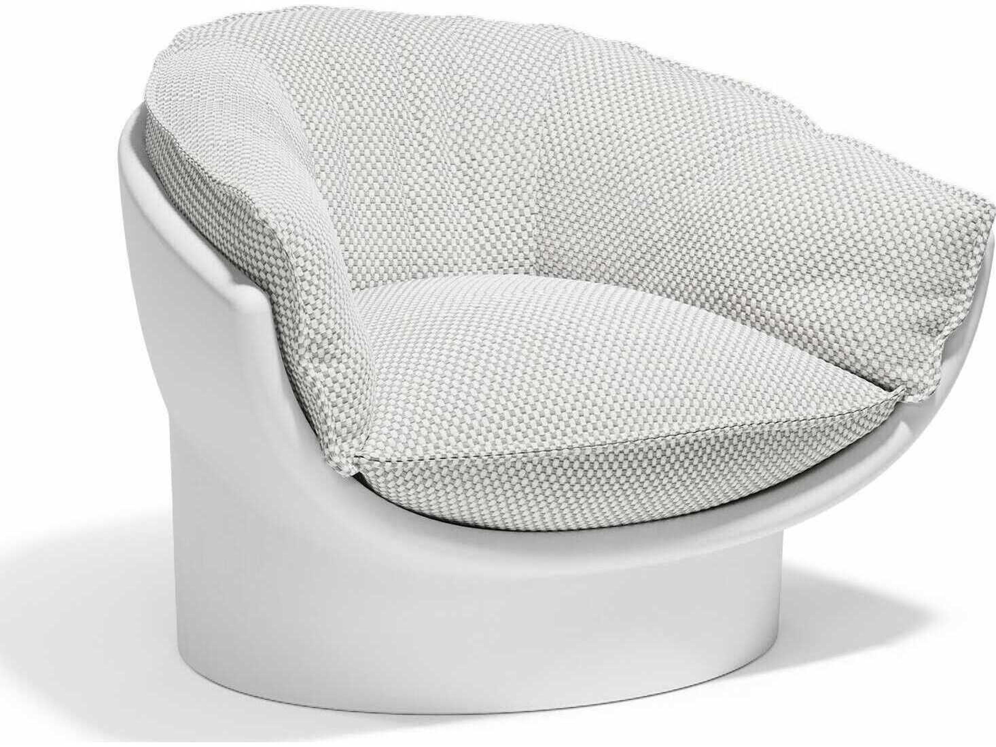 Vondom Outdoor Luna Lounge Chair White Getaria Iceberg Upholstery