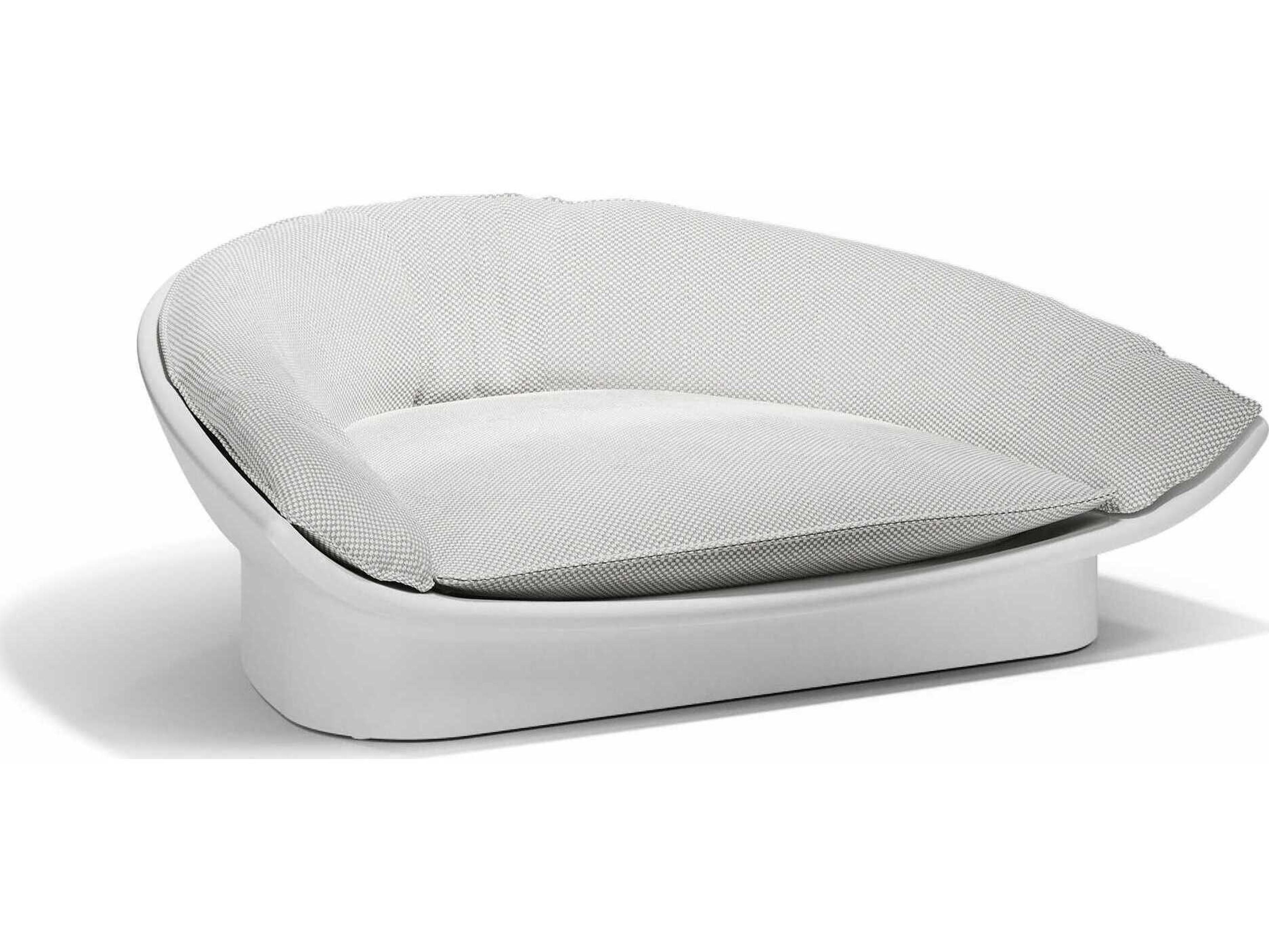 Vondom Outdoor Luna Daybed White Getaria Iceberg Upholstery