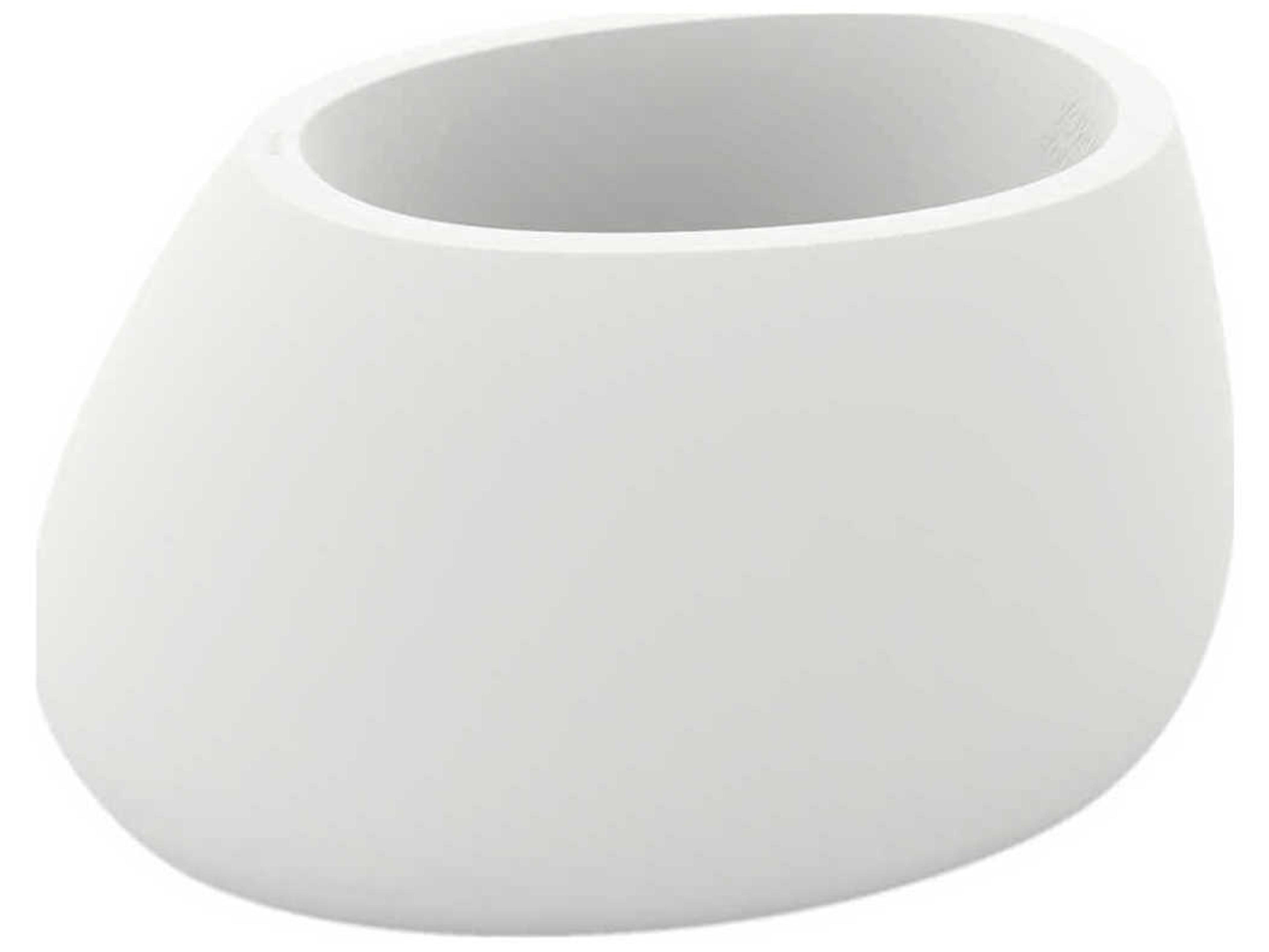 Vondom Outdoor Stone White Matte Planter