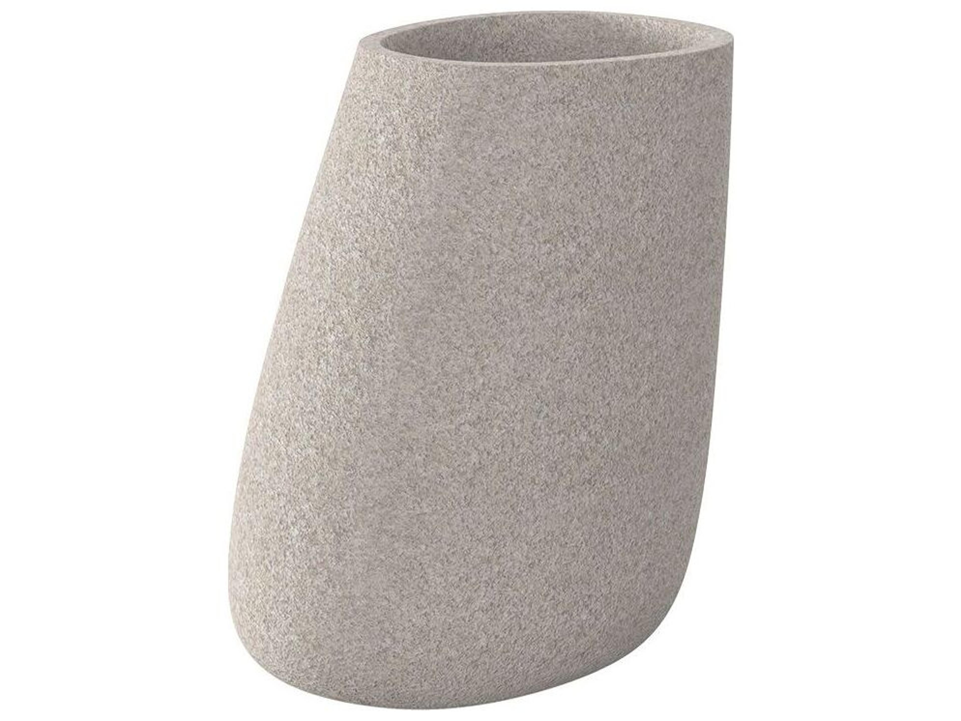 Vondom Outdoor Stone Granite Ecru Planter