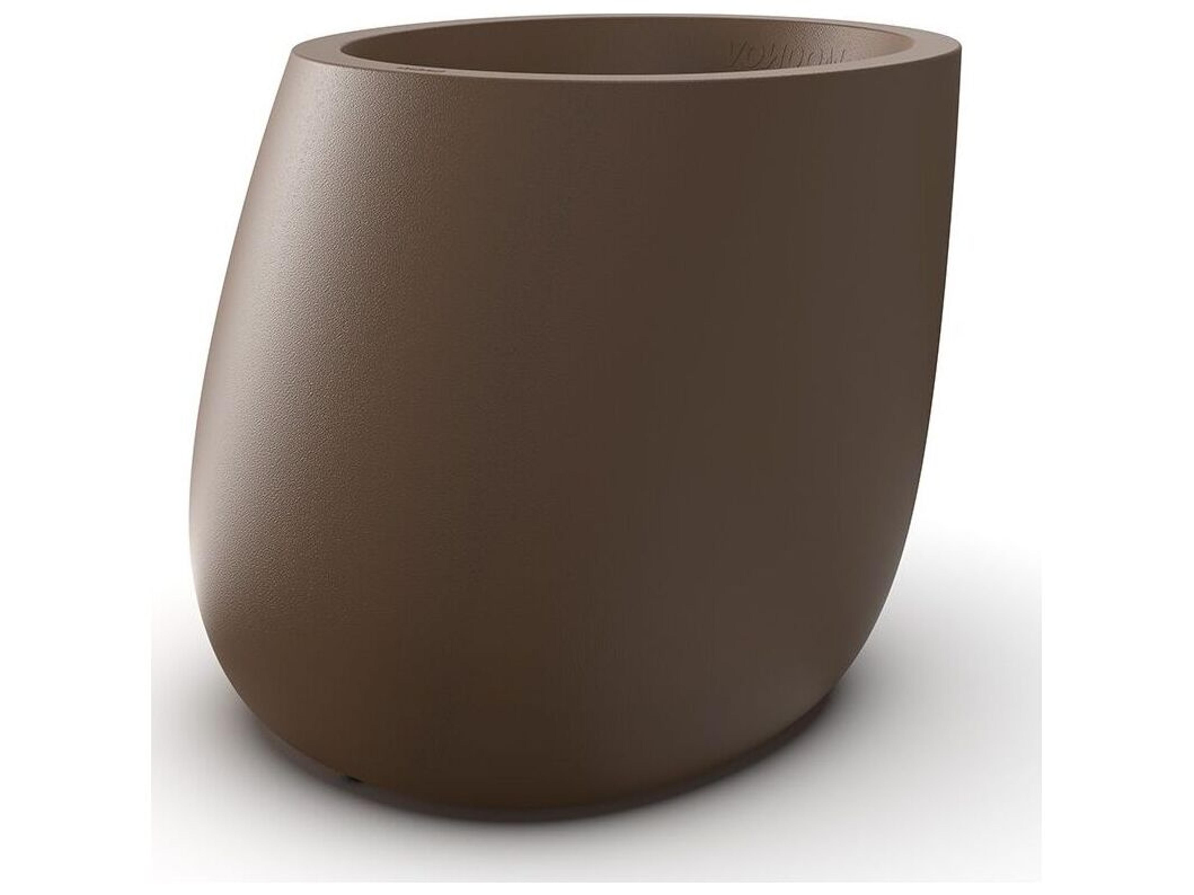 Vondom Outdoor Stone Brown Planter
