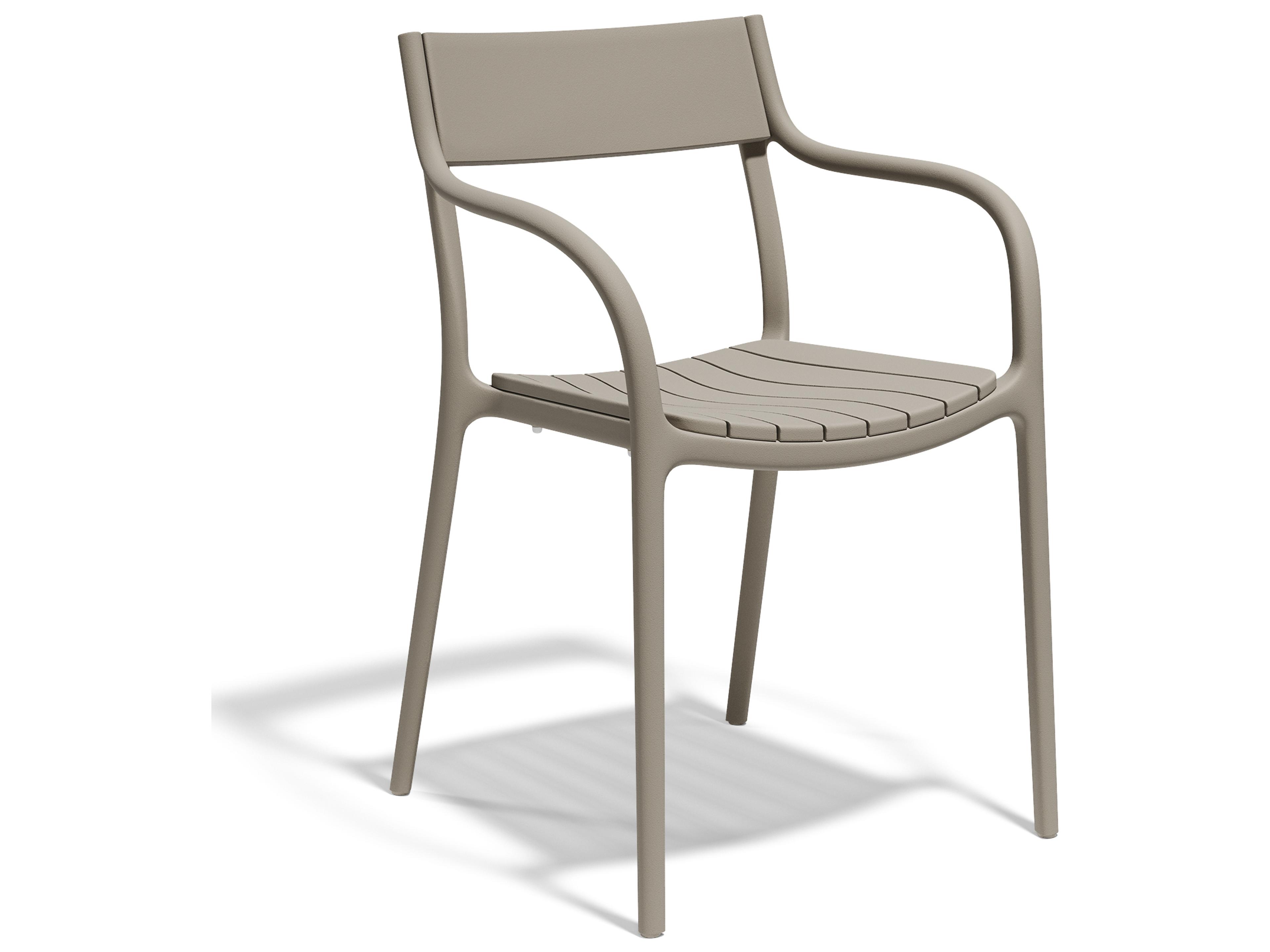 Vondom Outdoor Madison Tortora Polypropylene Resin Dining Chair (Set of 4)