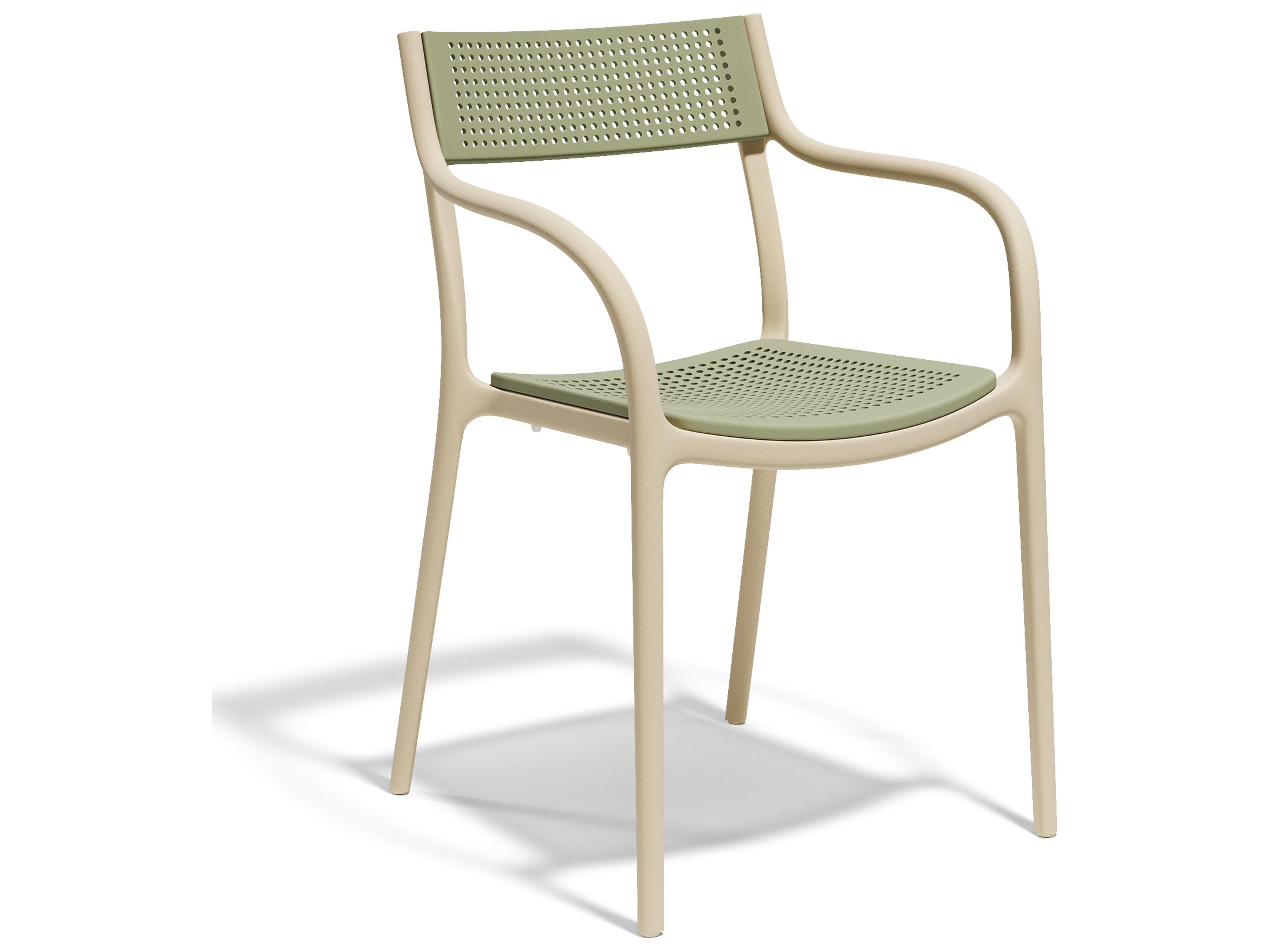 Vondom Outdoor Madison Cream Polypropylene Resin Dining Chair (Set of 4)