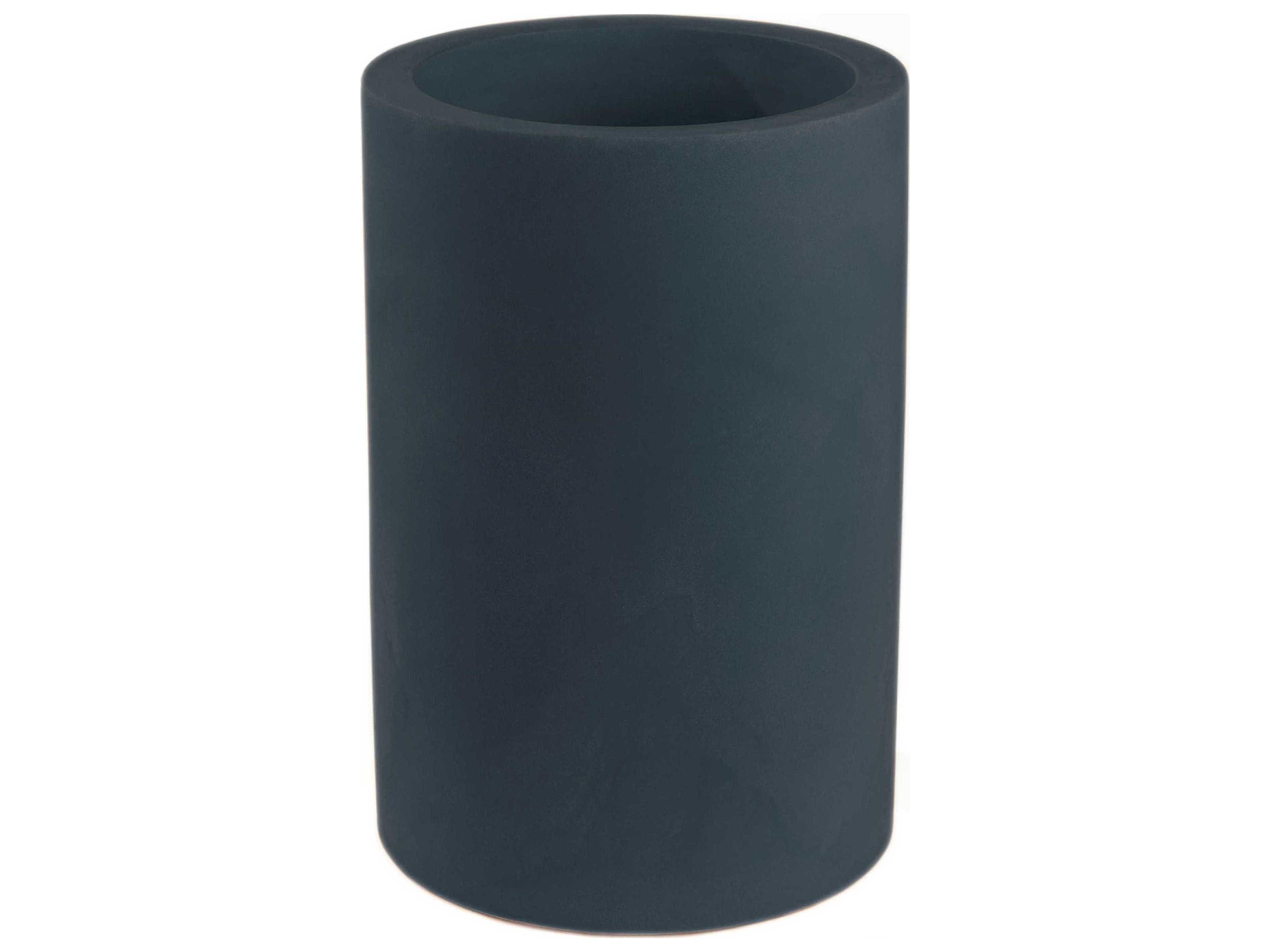 Vondom Studio Anthracite Cylinder Plant Stands