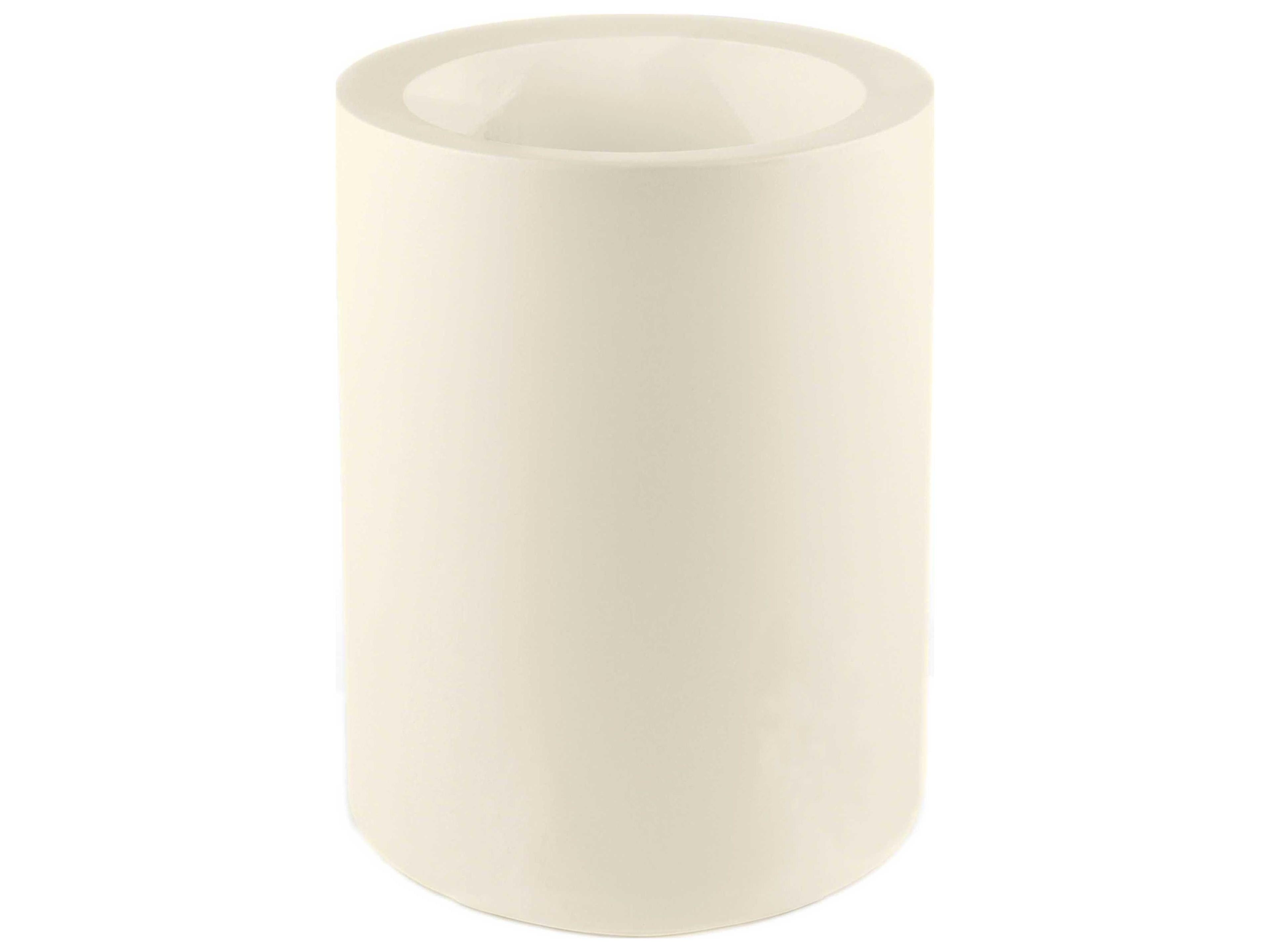 Vondom Studio Ecru Cylinder Plant Stands