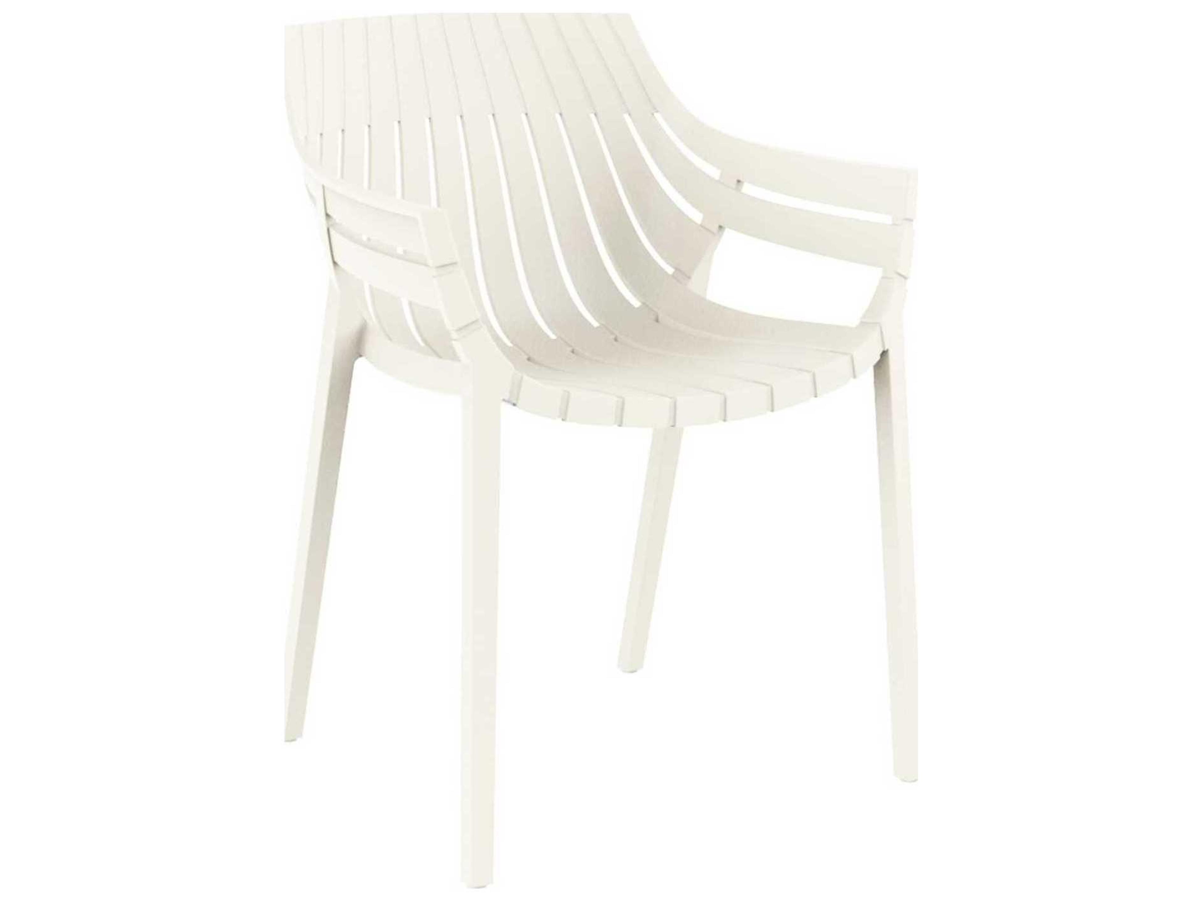 Spritz White Arm Dining Chair Set of 4