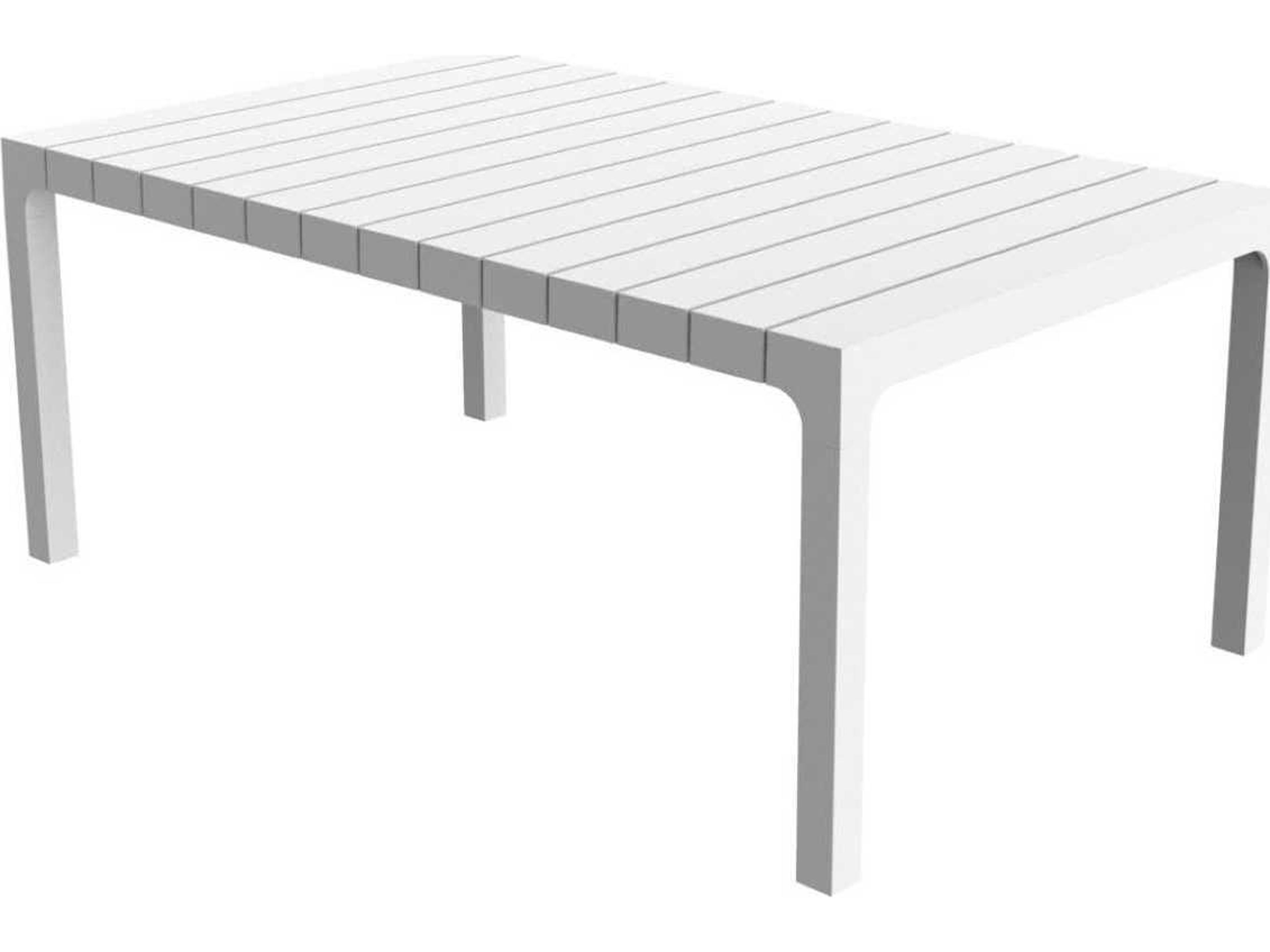 Vondom Spritz Coffee Table Set of 4 23.25 x 37.75 Basic/Injection White