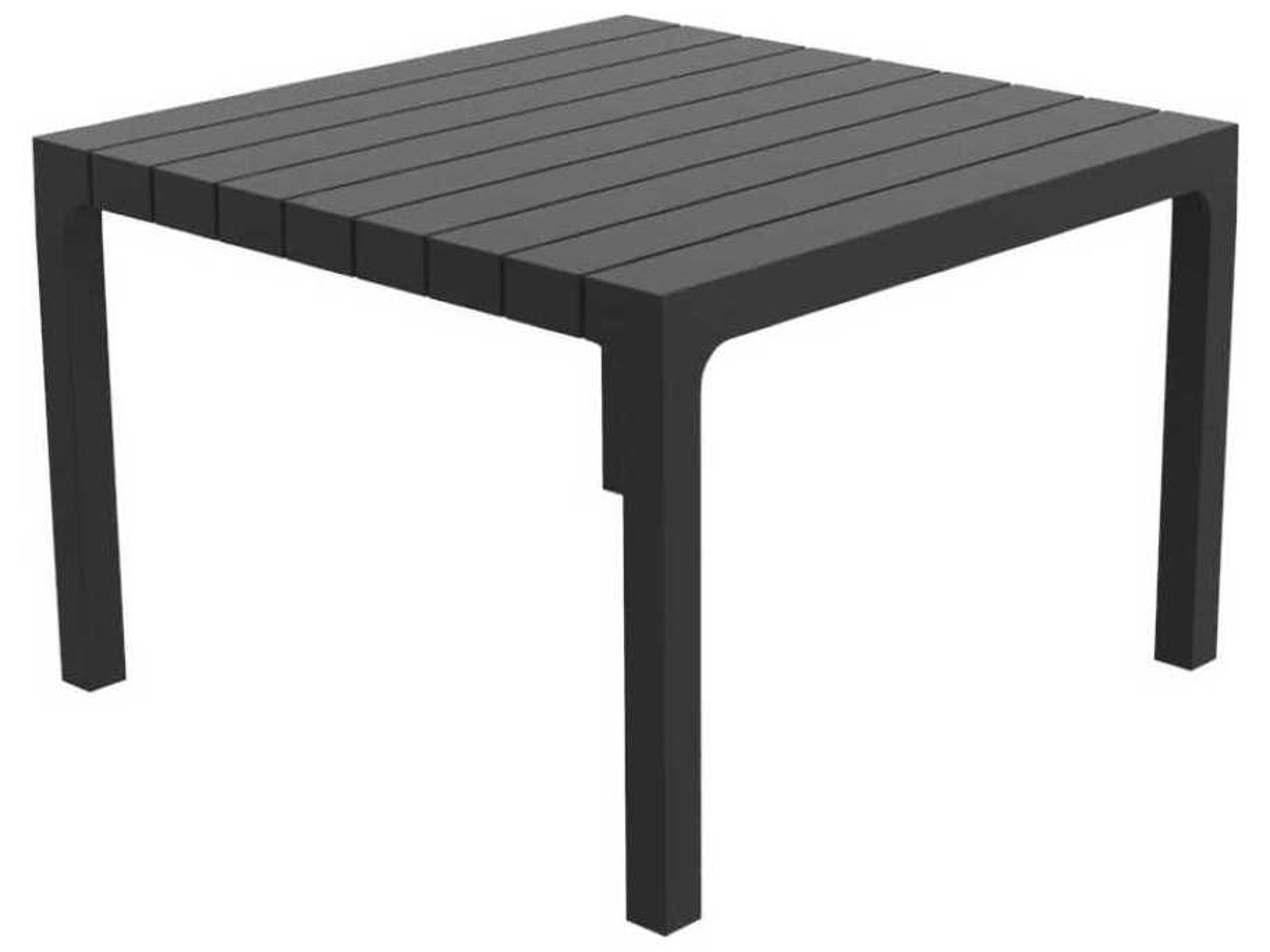Vondom Spritz Coffee Table Set of 4 23.25 x 23.25 Basic/Injection Black