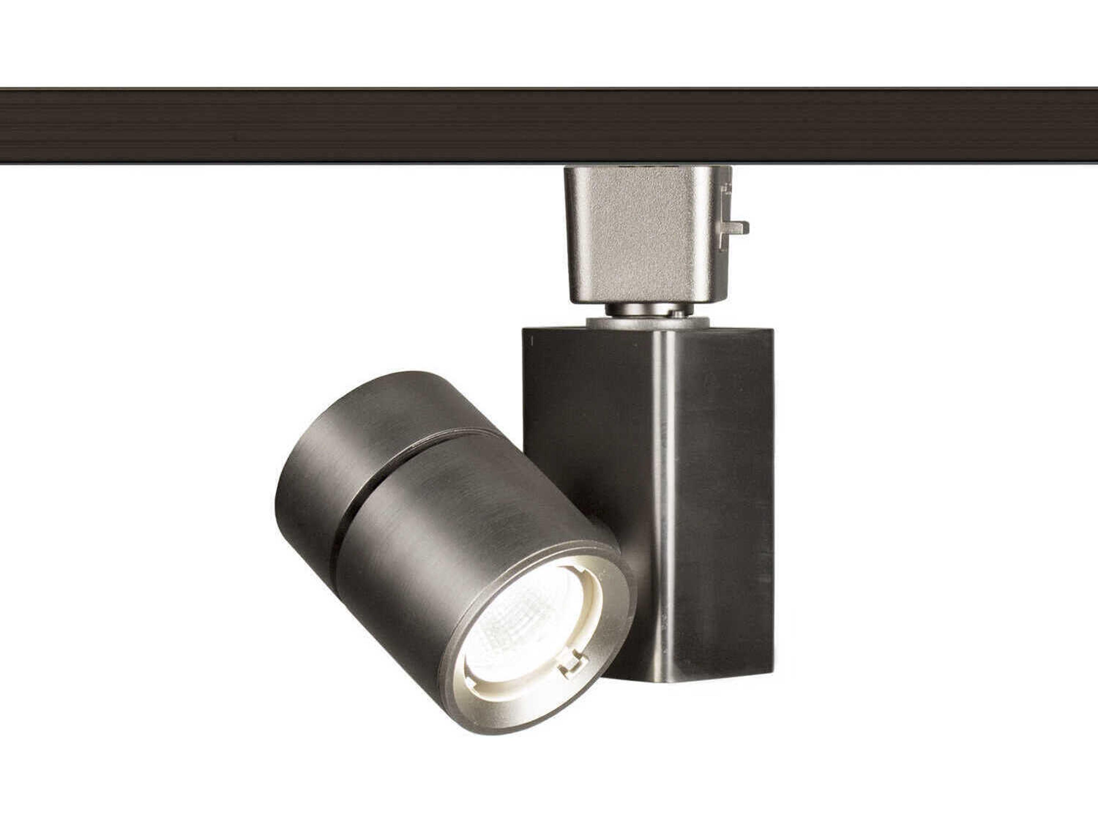 WAC Lighting Exterminator-II 1-Light Brushed Nickel Cylinder Track Head