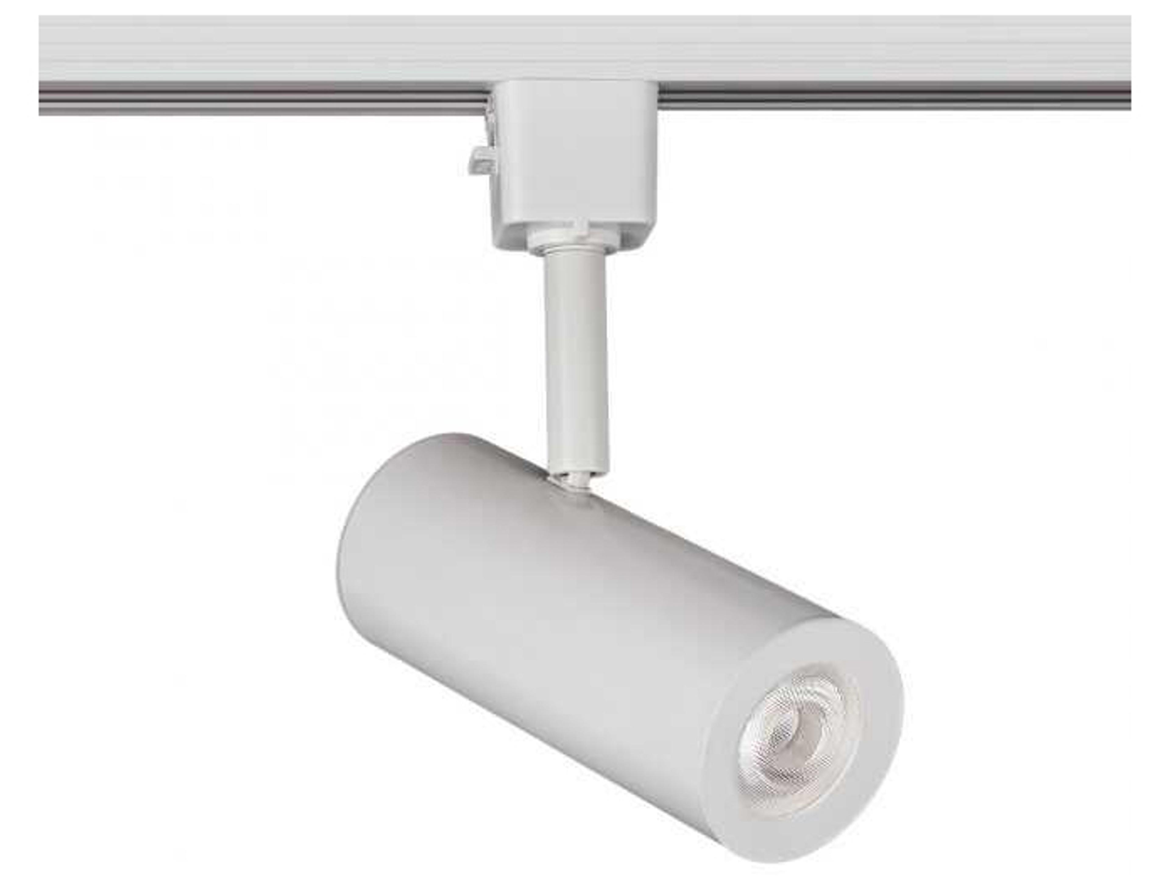 WAC Lighting Silo 1-Light White Cylinder Track Head