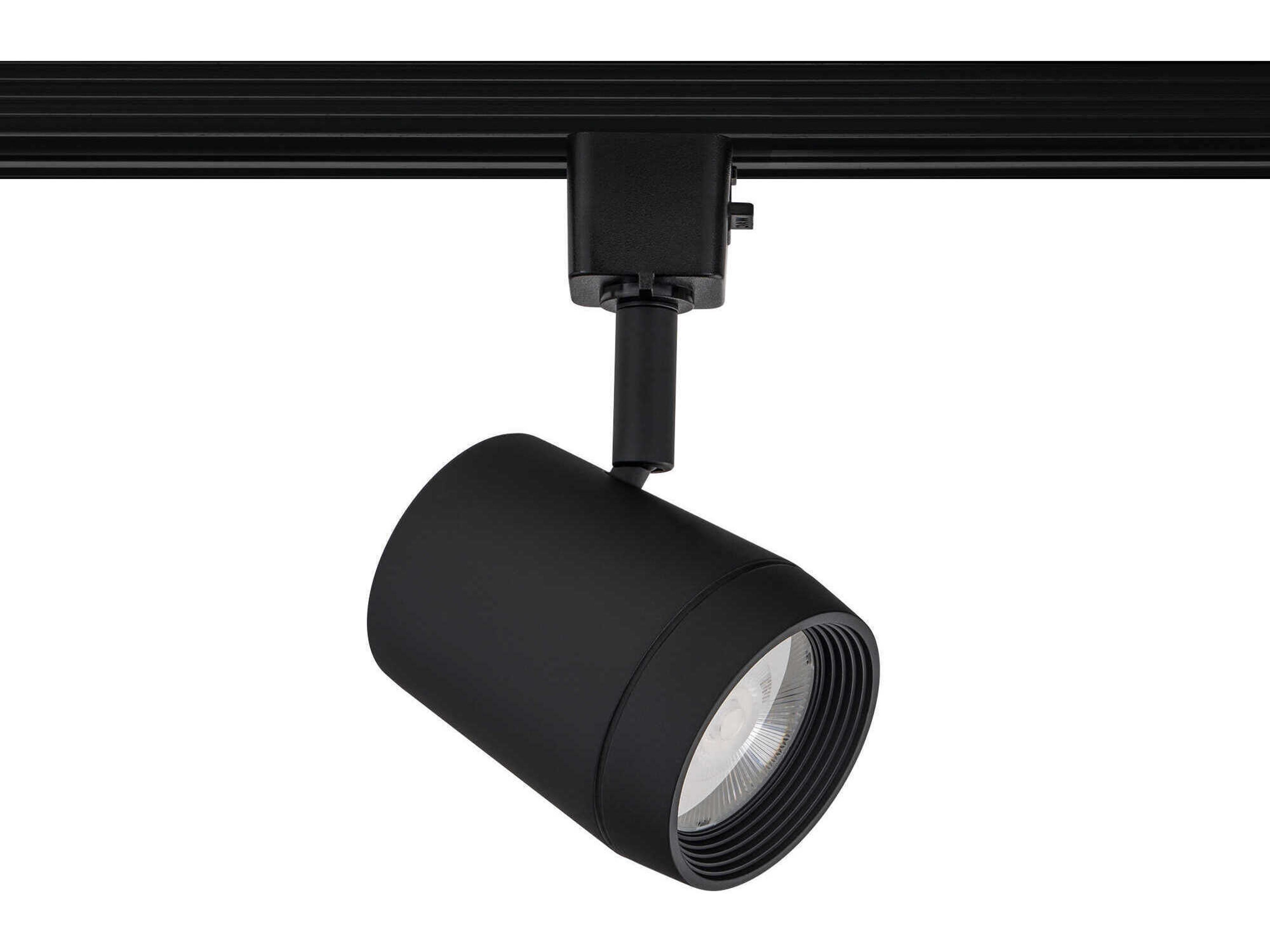 WAC Lighting Ocularc 1-Light Black Cylinder Track Head