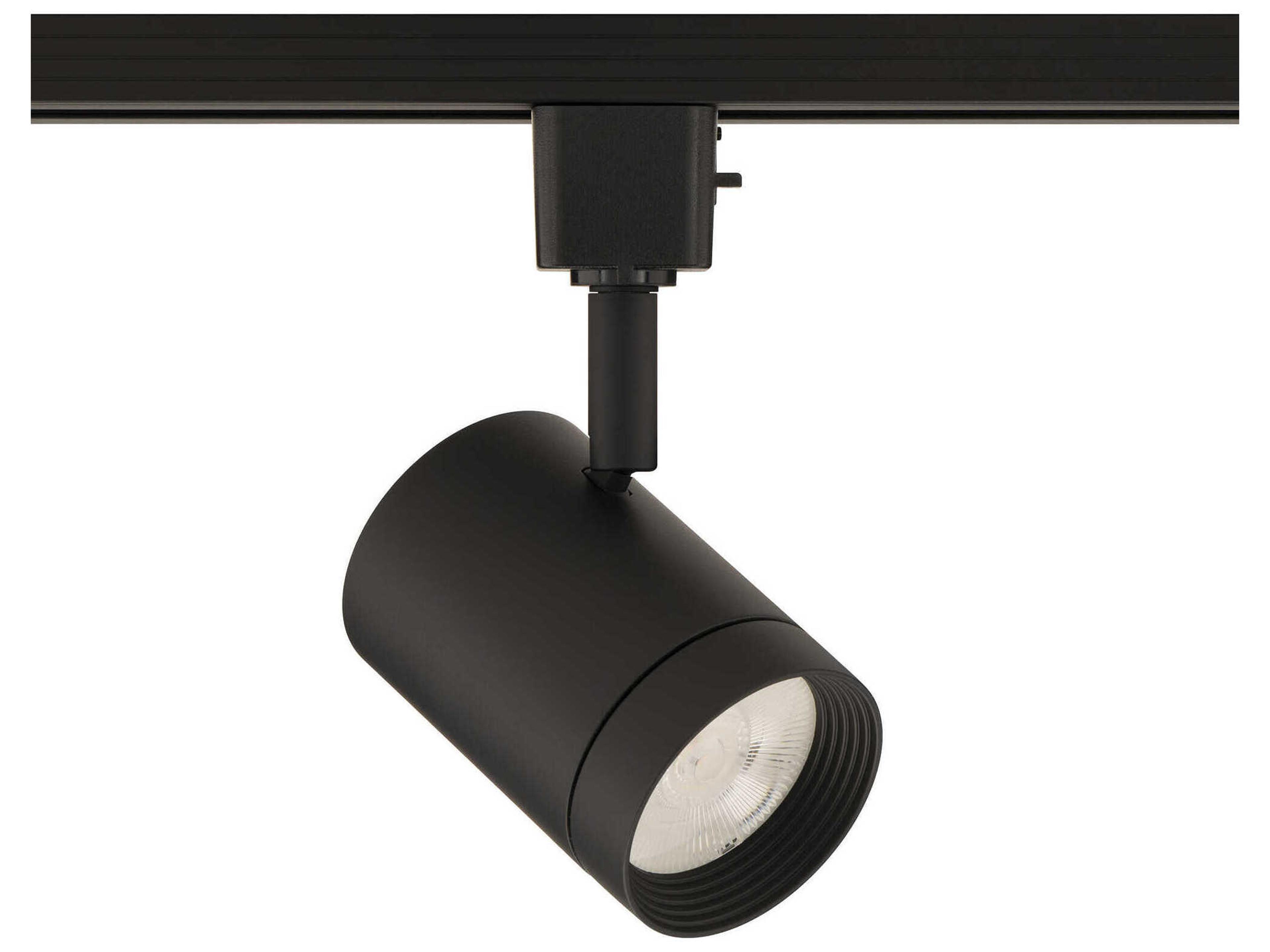 WAC Lighting Ocularc 1-Light Black Cylinder Track Head