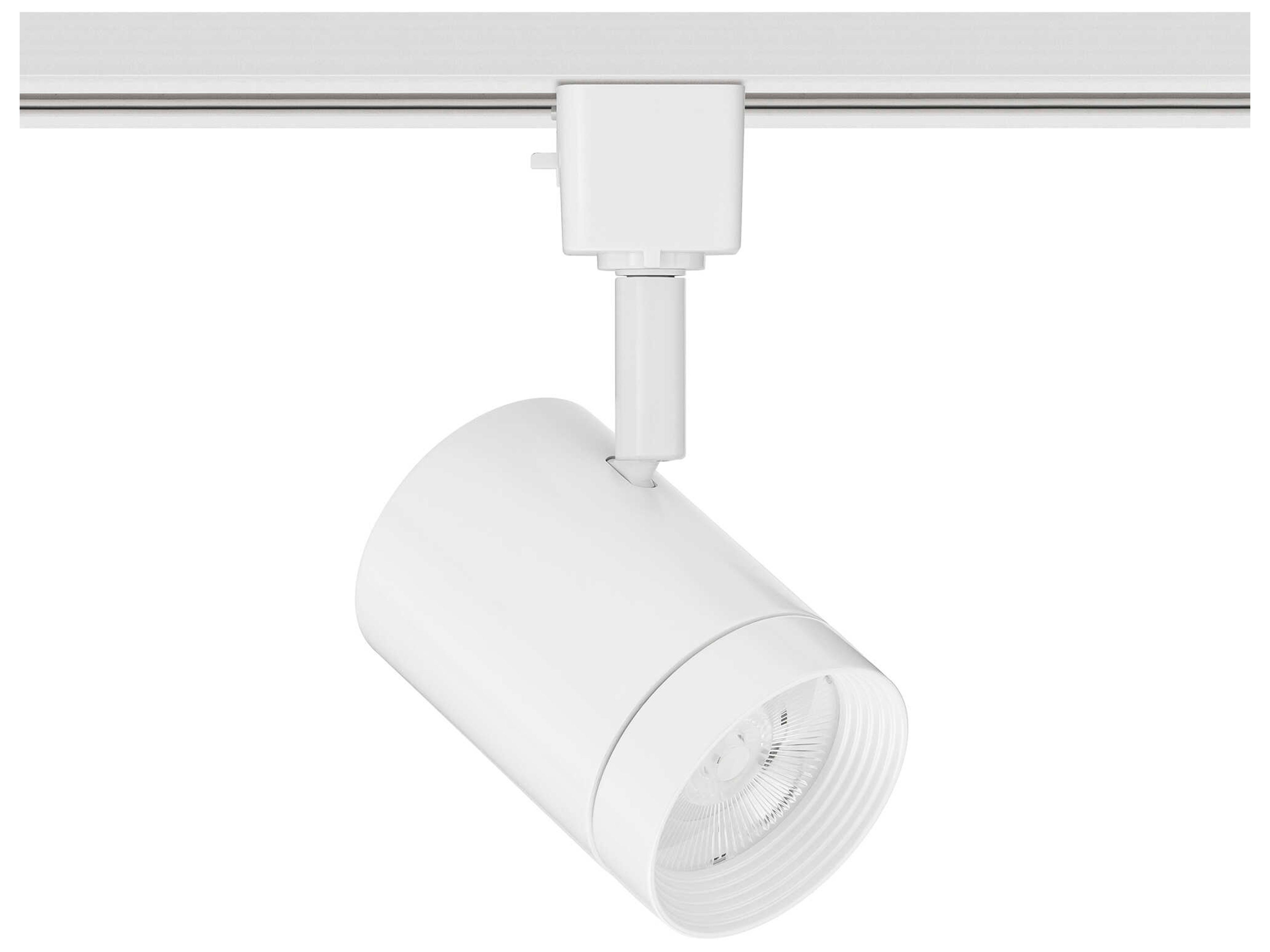 WAC Lighting Ocularc 1-Light White Cylinder Track Head