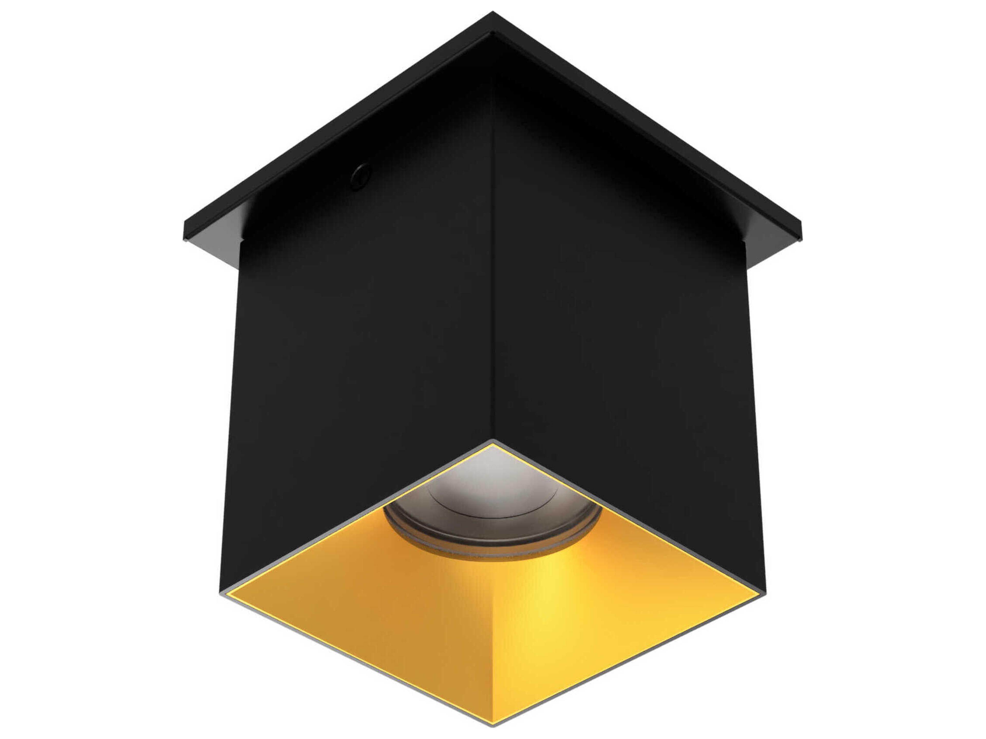 Zoron Square 1-Light Trimmed Outdoor Ceiling Light