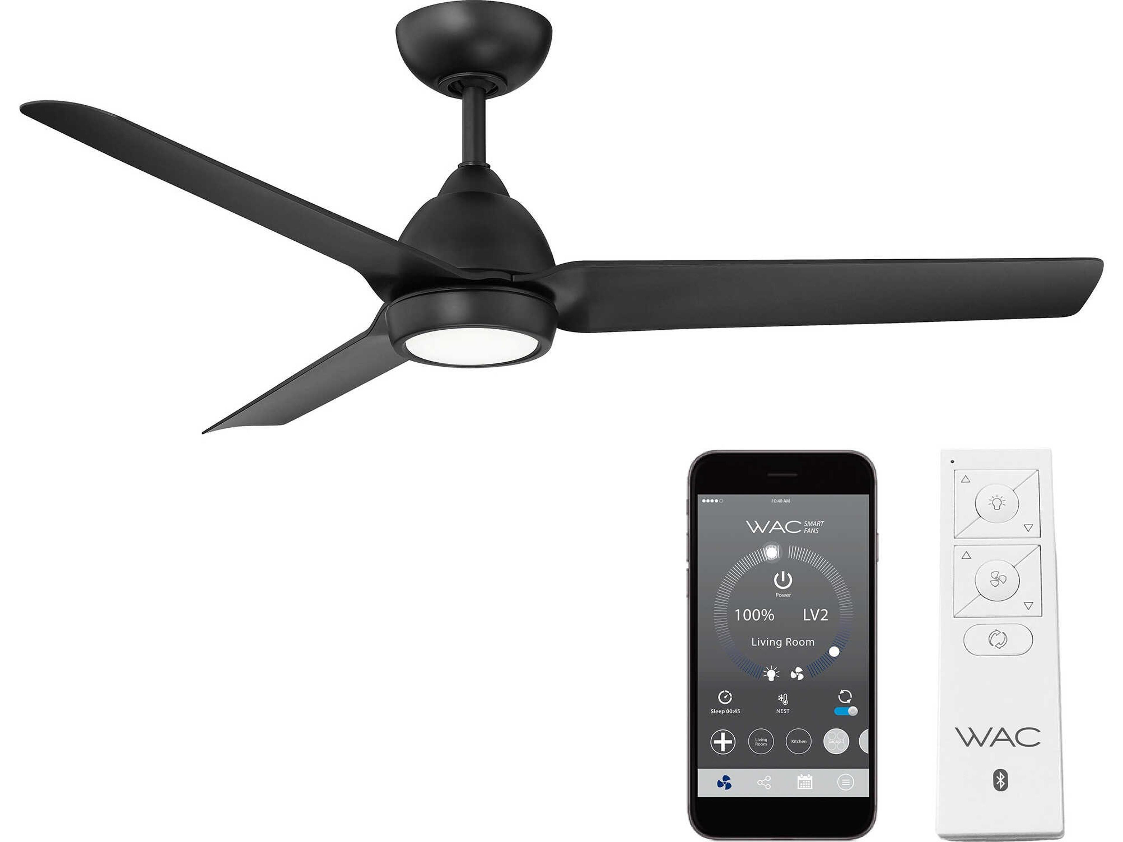 WAC Lighting Mocha 54" LED Ceiling Fan