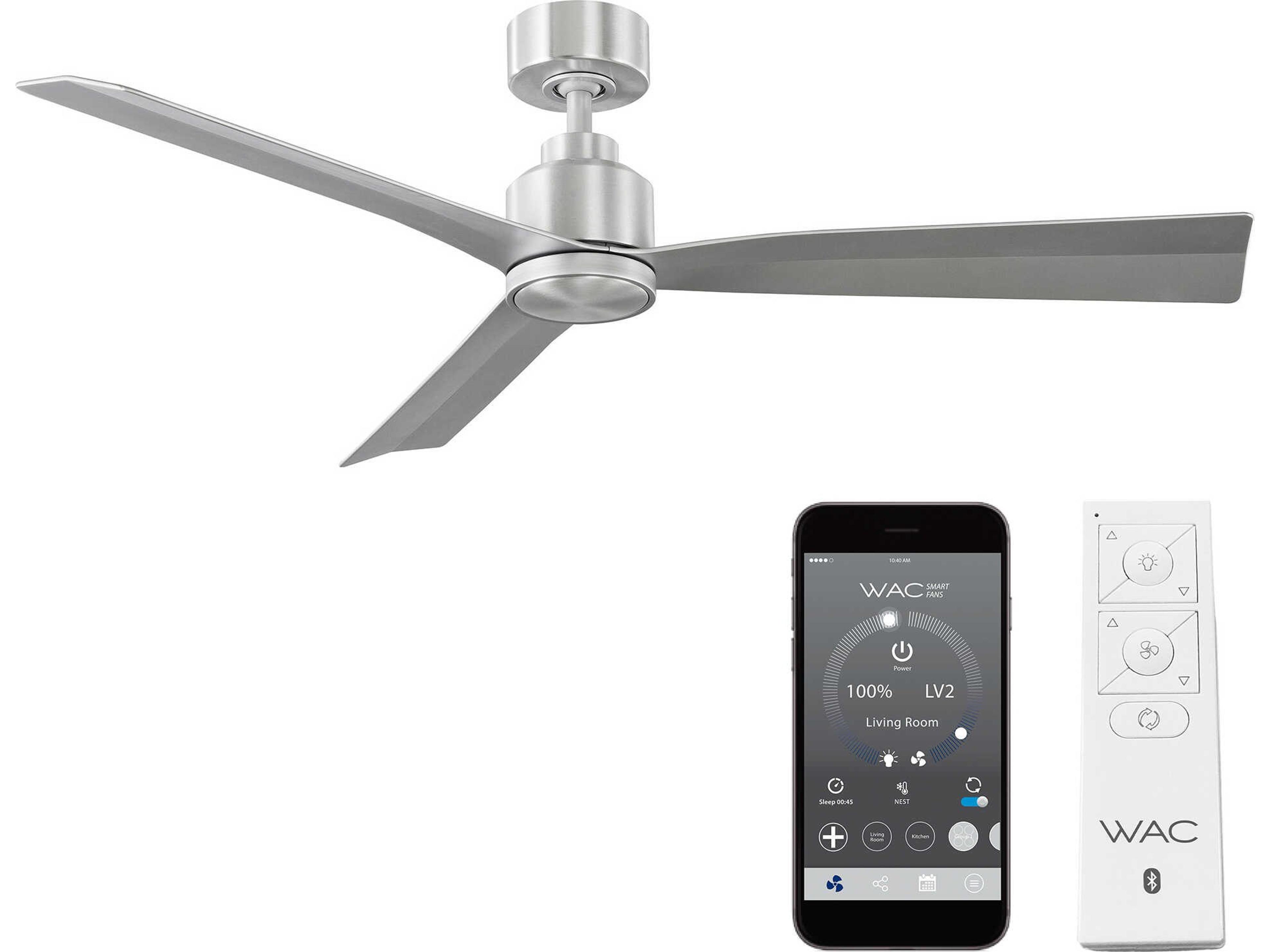 WAC Lighting Clean 52" Ceiling Fan