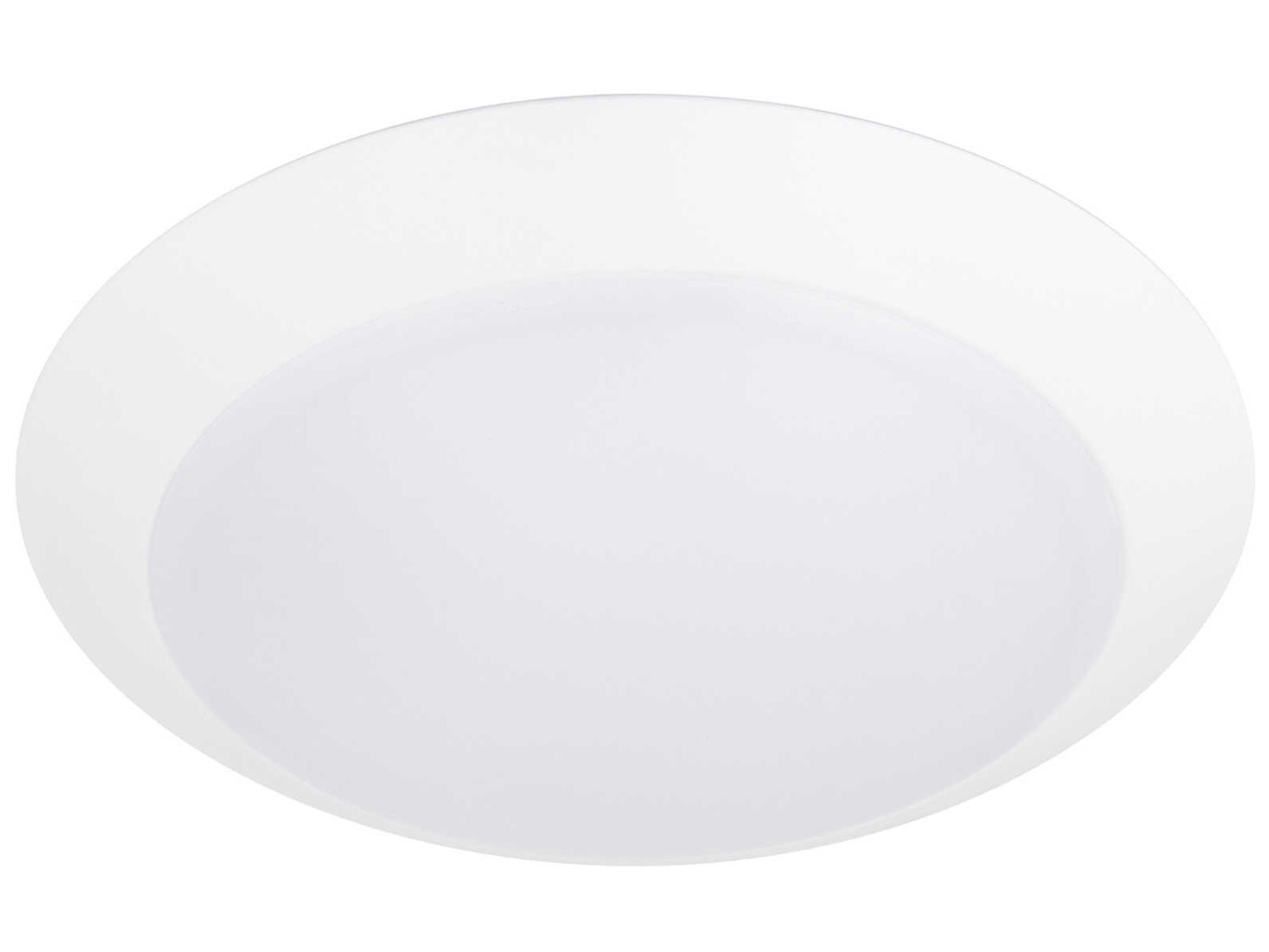 WAC Lighting Disc 1-Light White Flush Mount