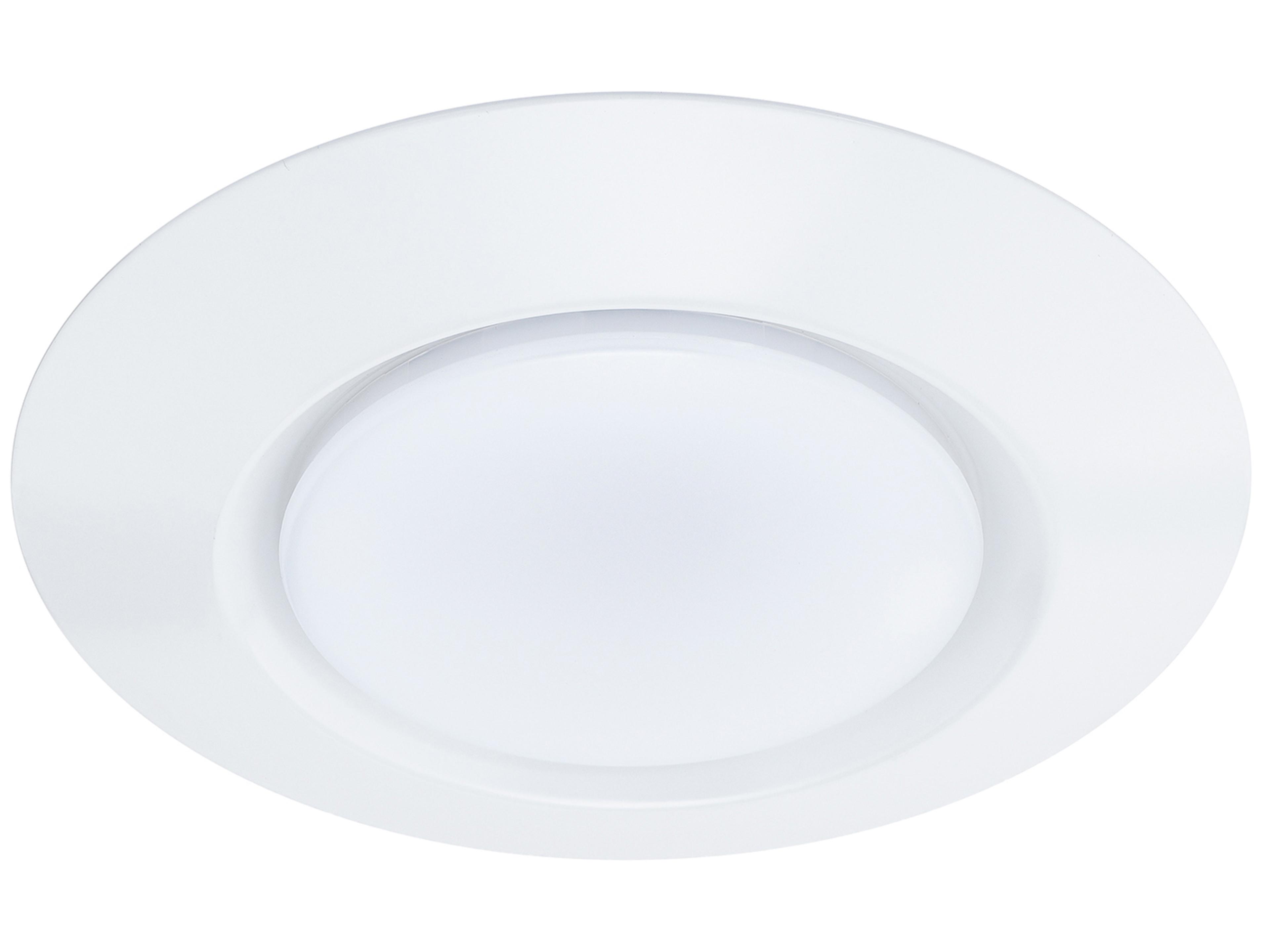 WAC Lighting I Cant Believe Its Not Recessed 1-Light White Round Flush Mount