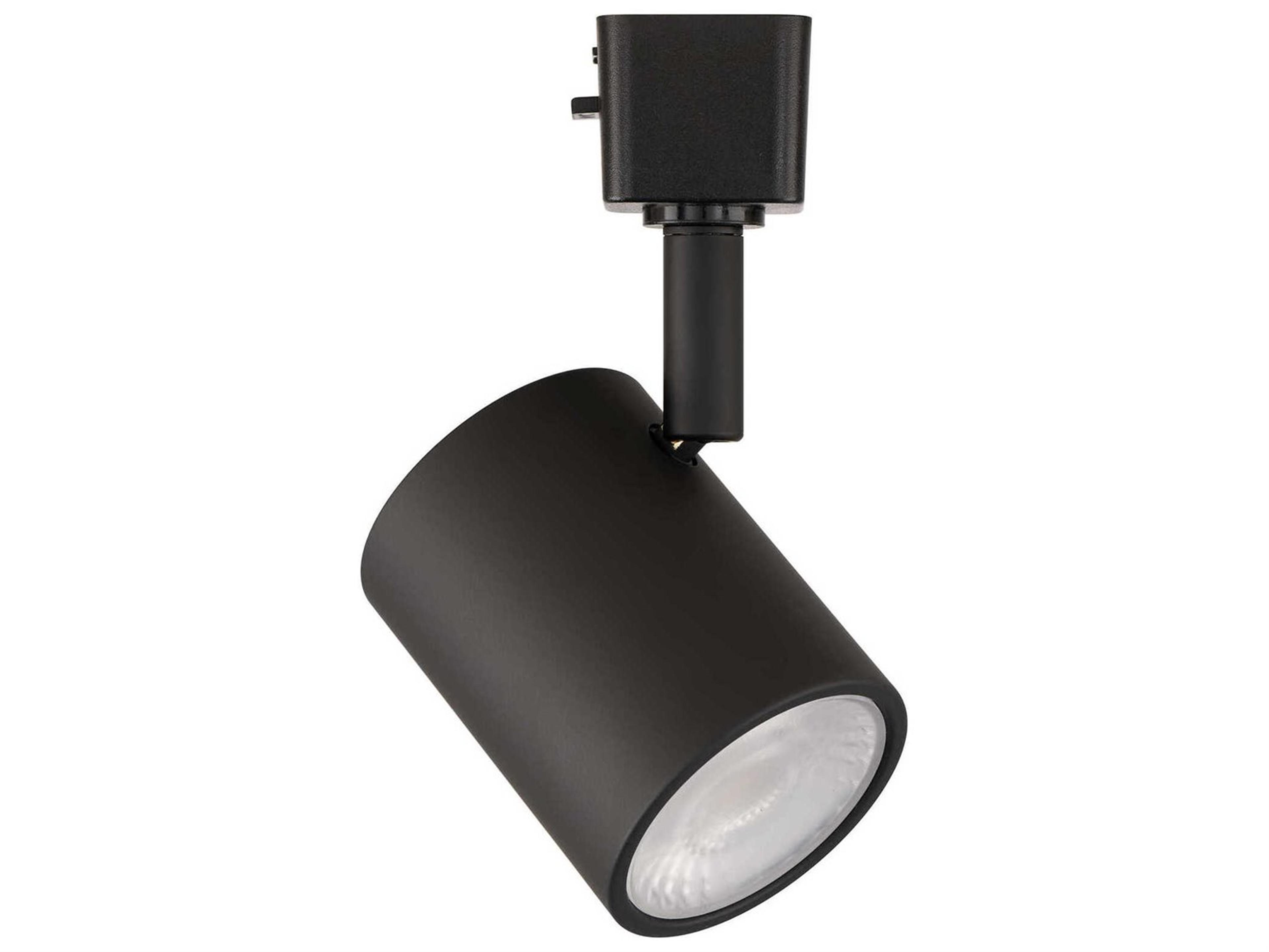 WAC Lighting Charge 1-Light Black Cylinder Spot Light