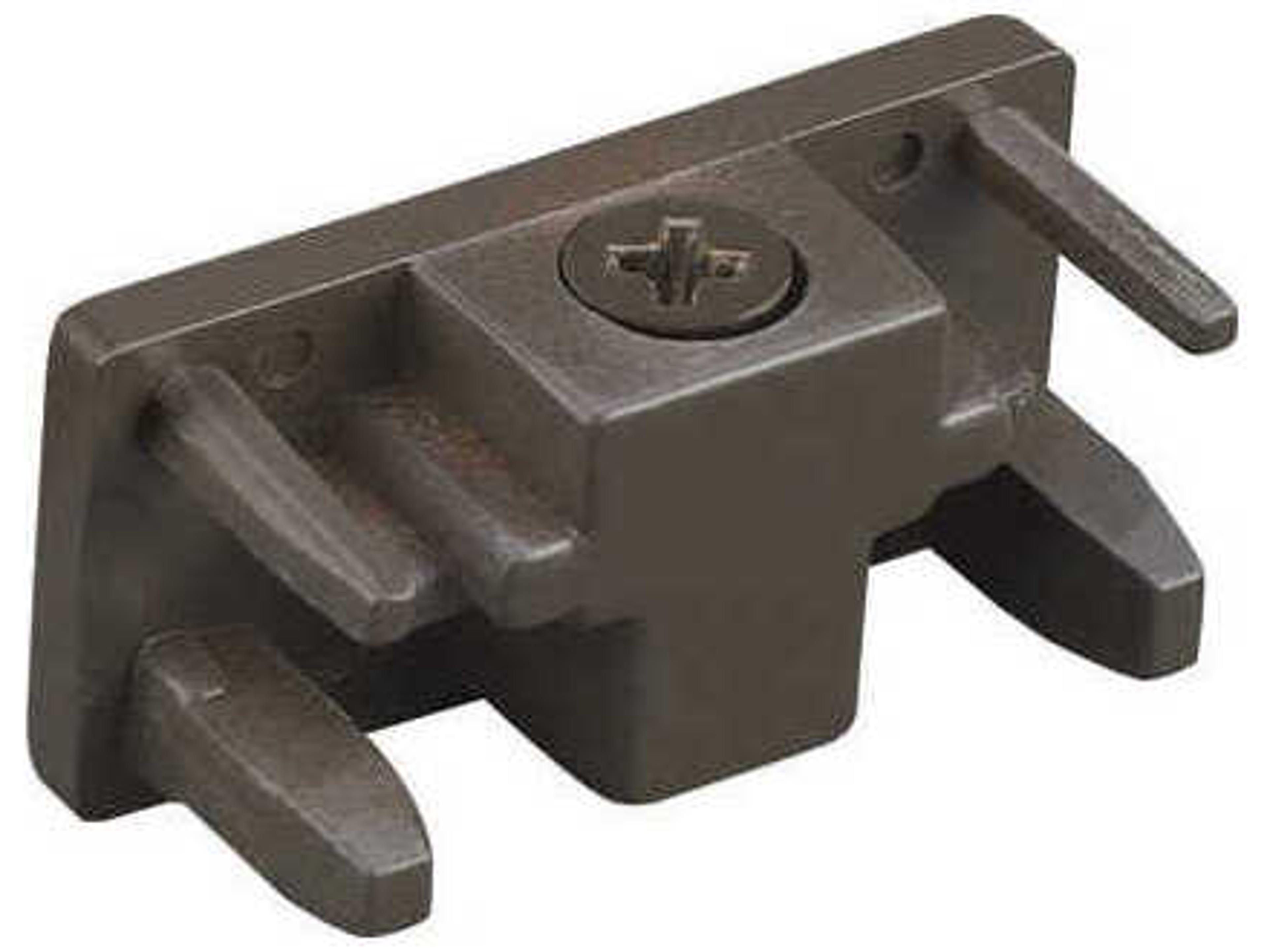 Dark Bronze H-Track End Cap