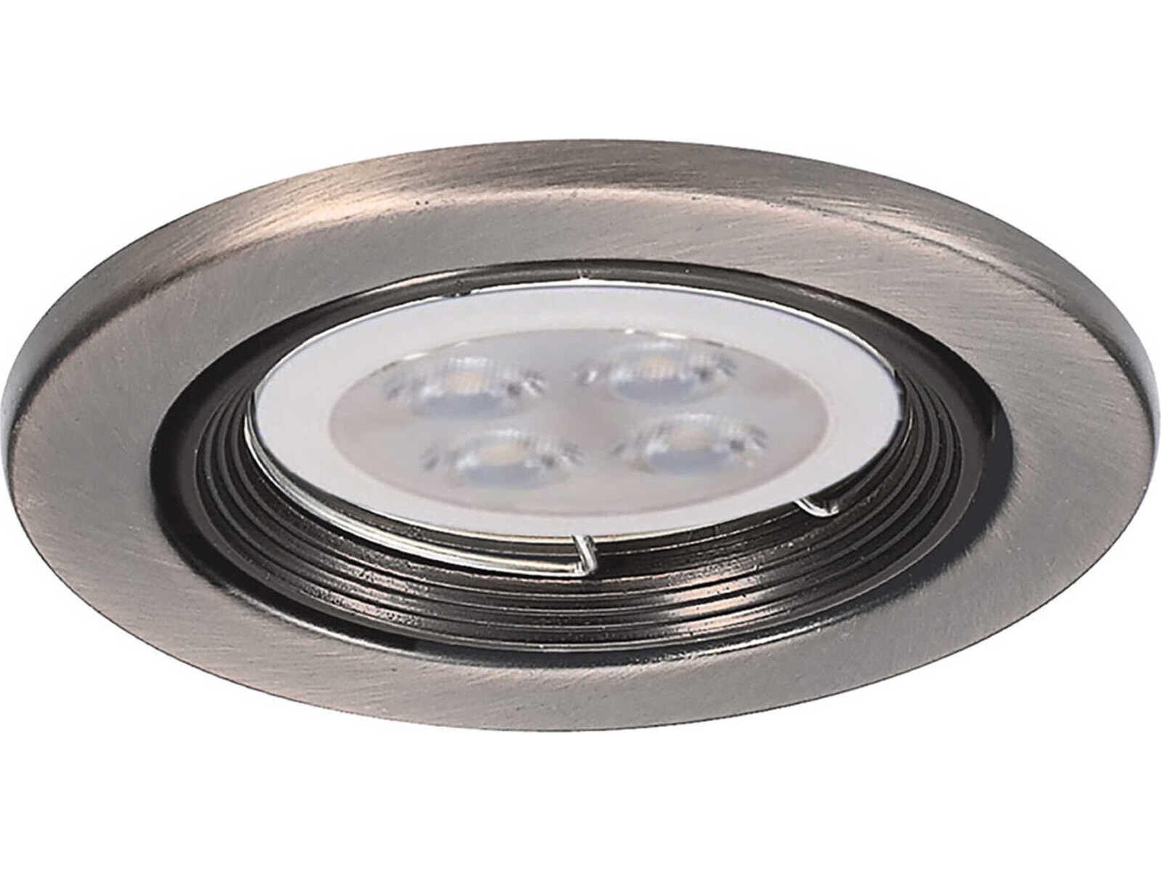 WAC Lighting 1-Light Brushed Nickel Round Recessed Light