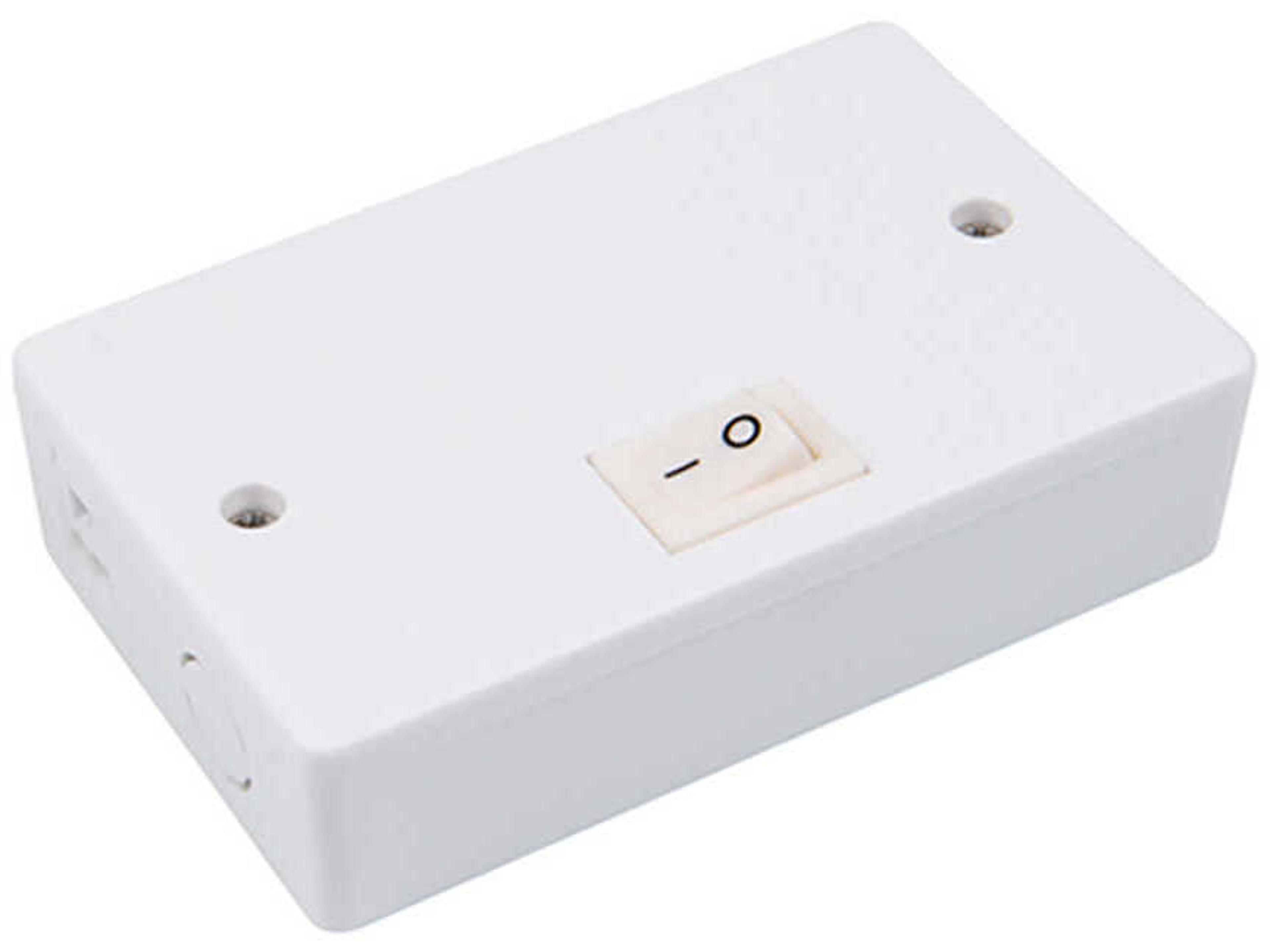 Line Voltage Puck Hardwired Box with On/Off Switch