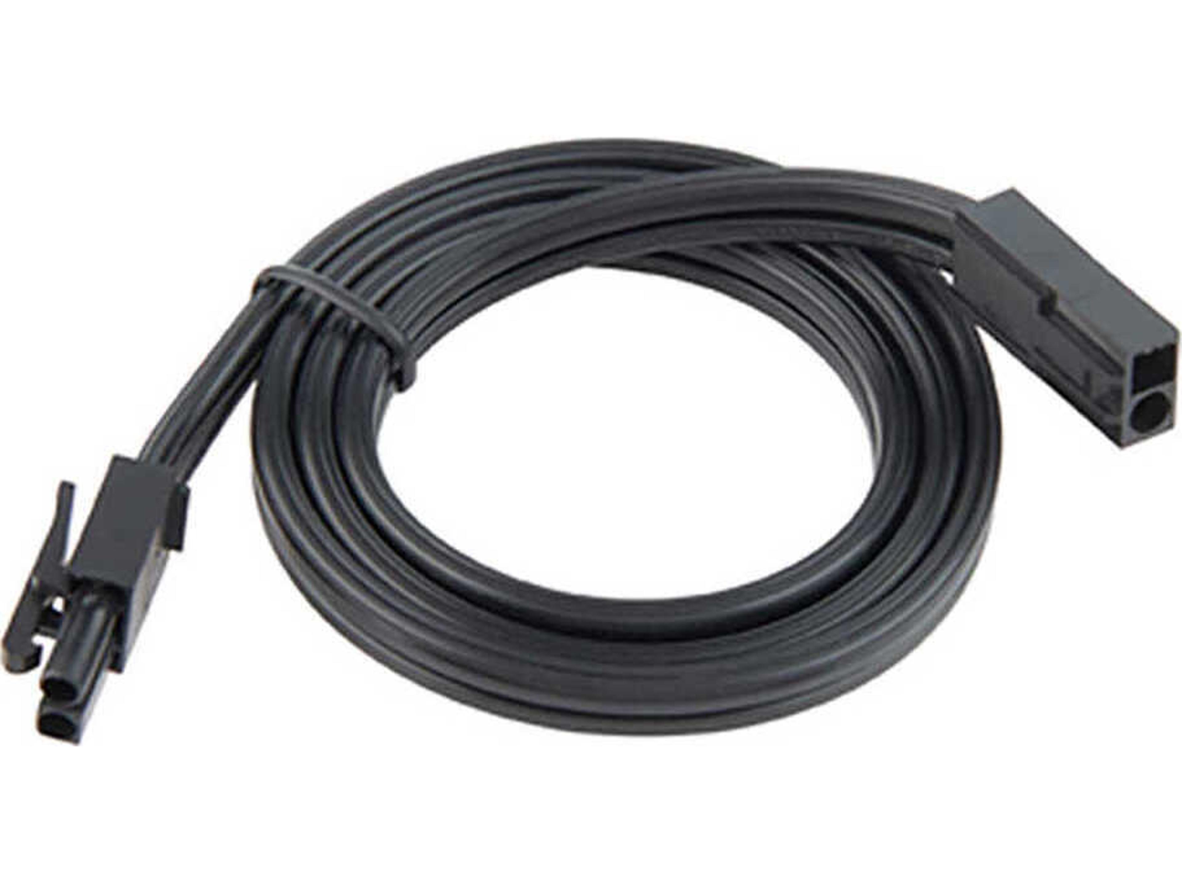 Line Voltage Puck Black Extension Joiner Cable