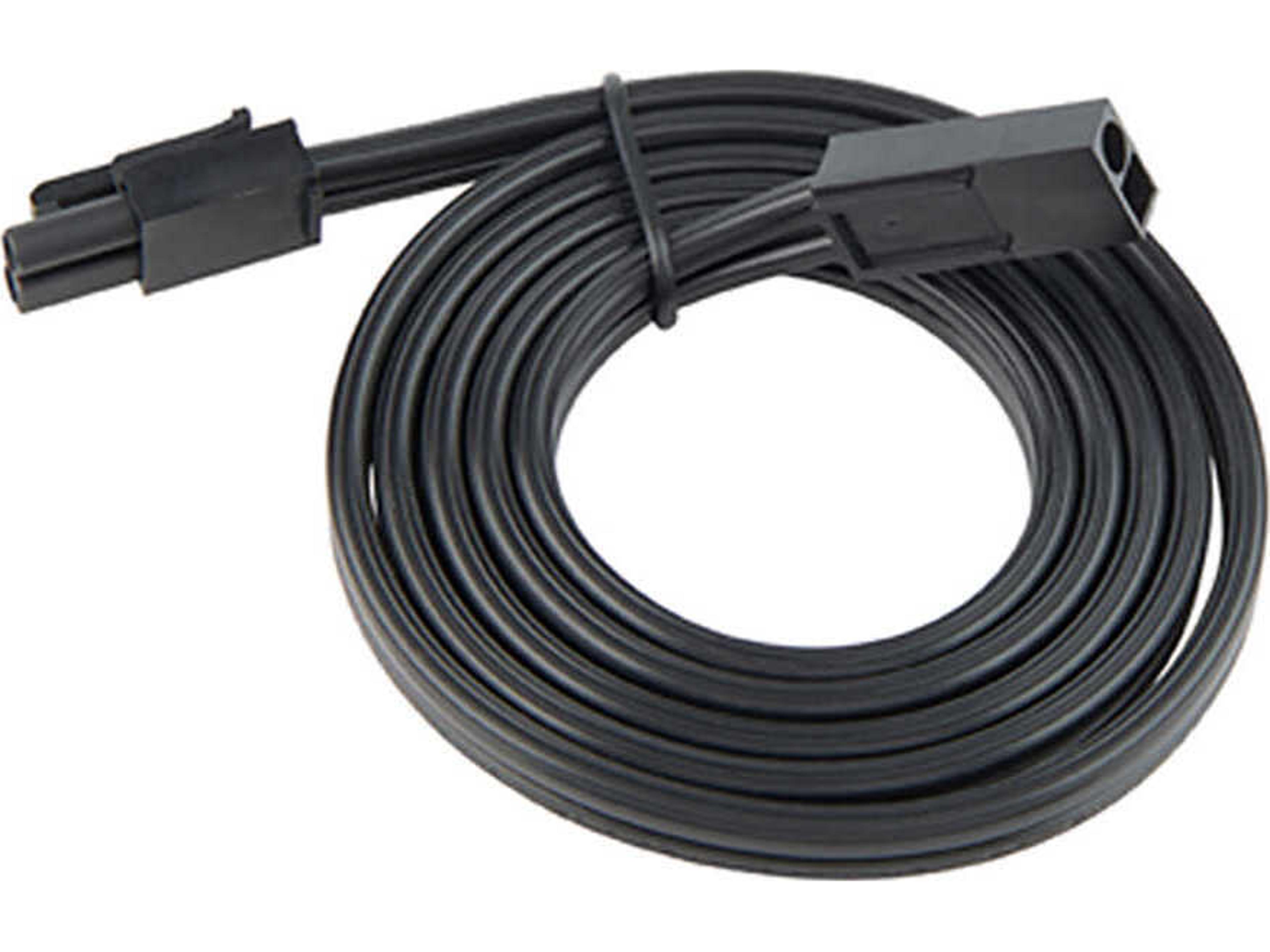 Line Voltage Puck Black Extension Joiner Cable