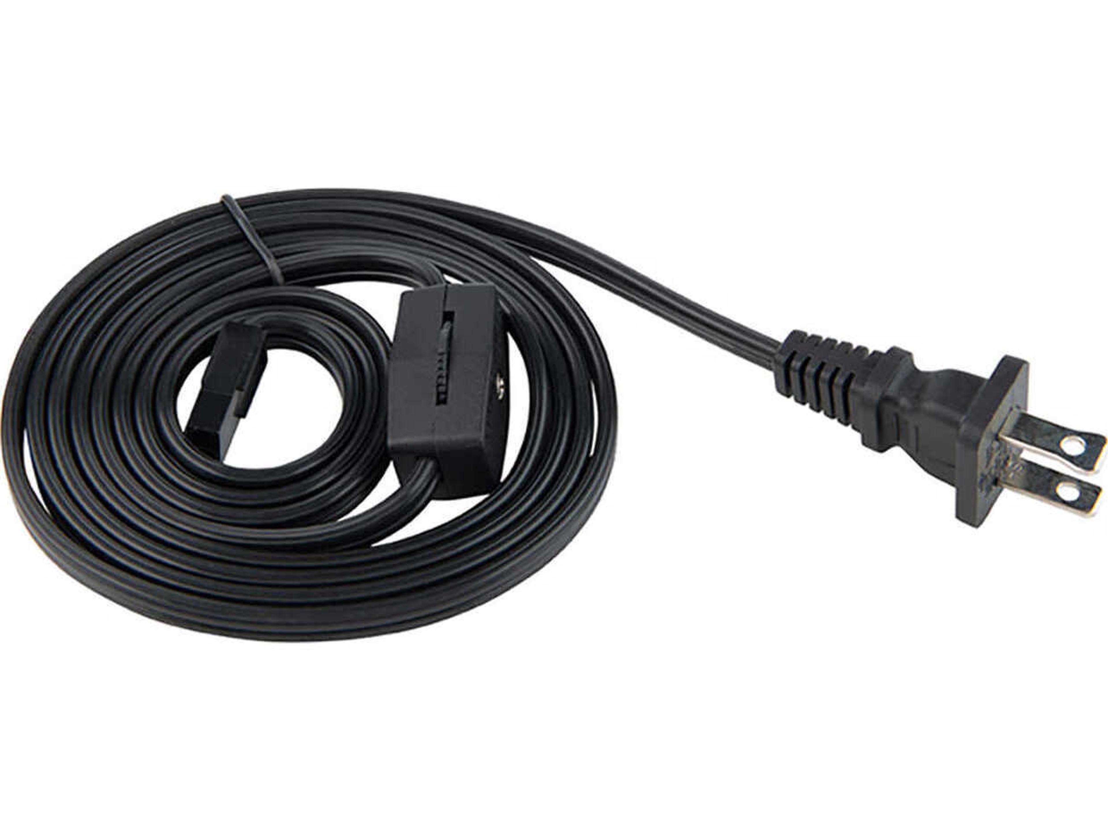 Line Voltage Puck 6ft Power Cord with Roll Switch