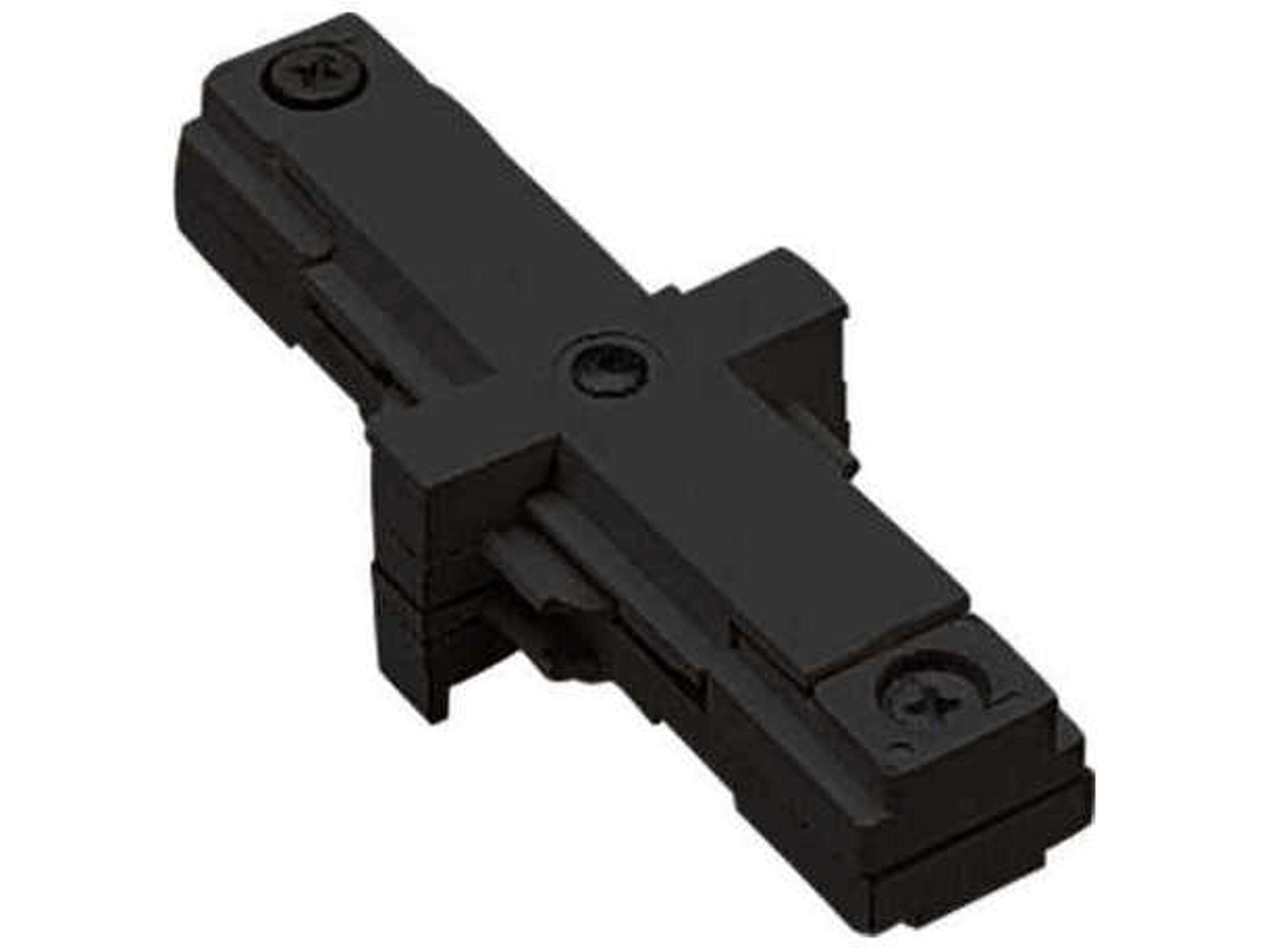 WAC Lighting Black I Connector for 2-Circuit J-Track