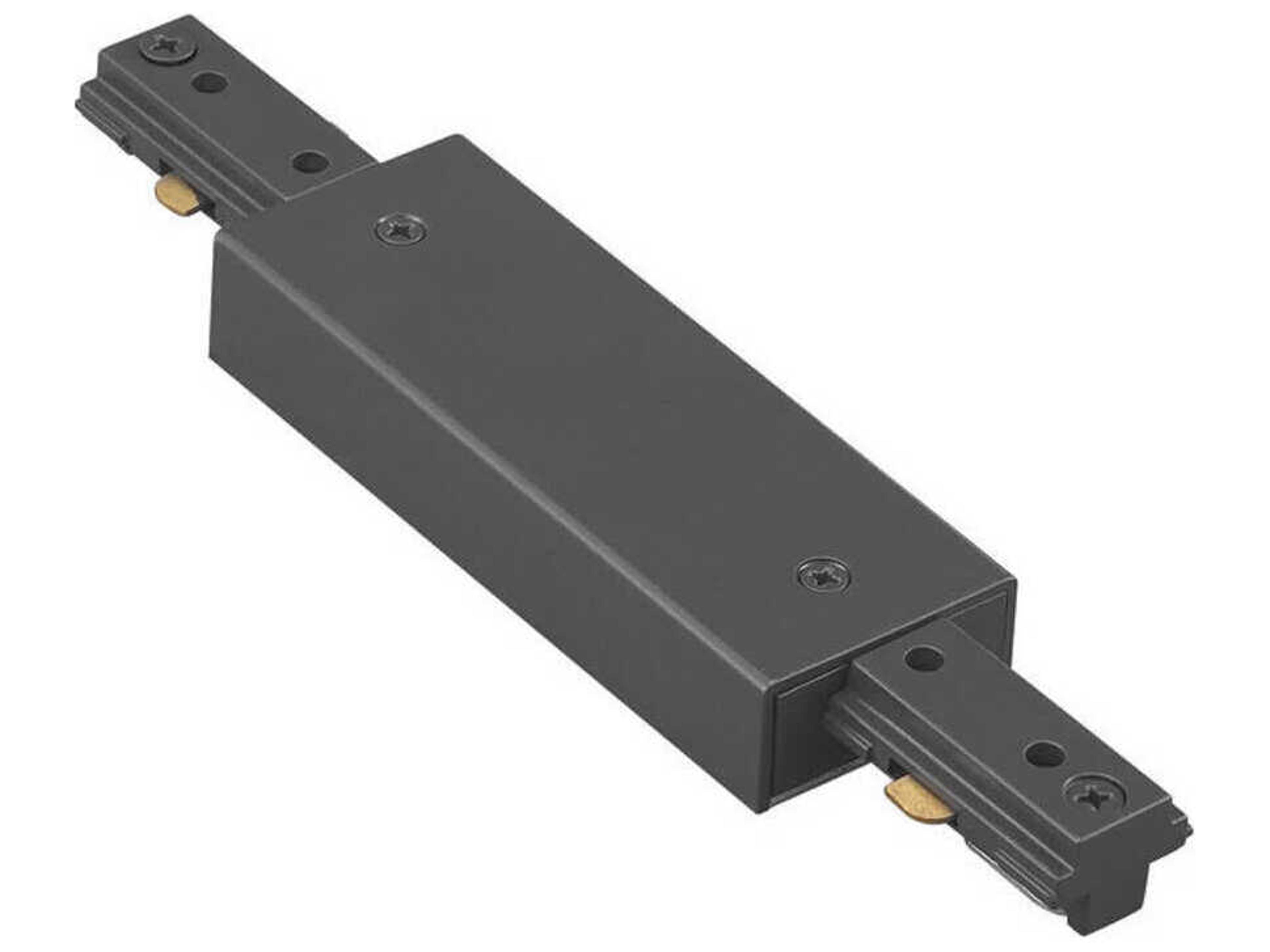 WAC Lighting Black Power Feedable I Connector for J-Track