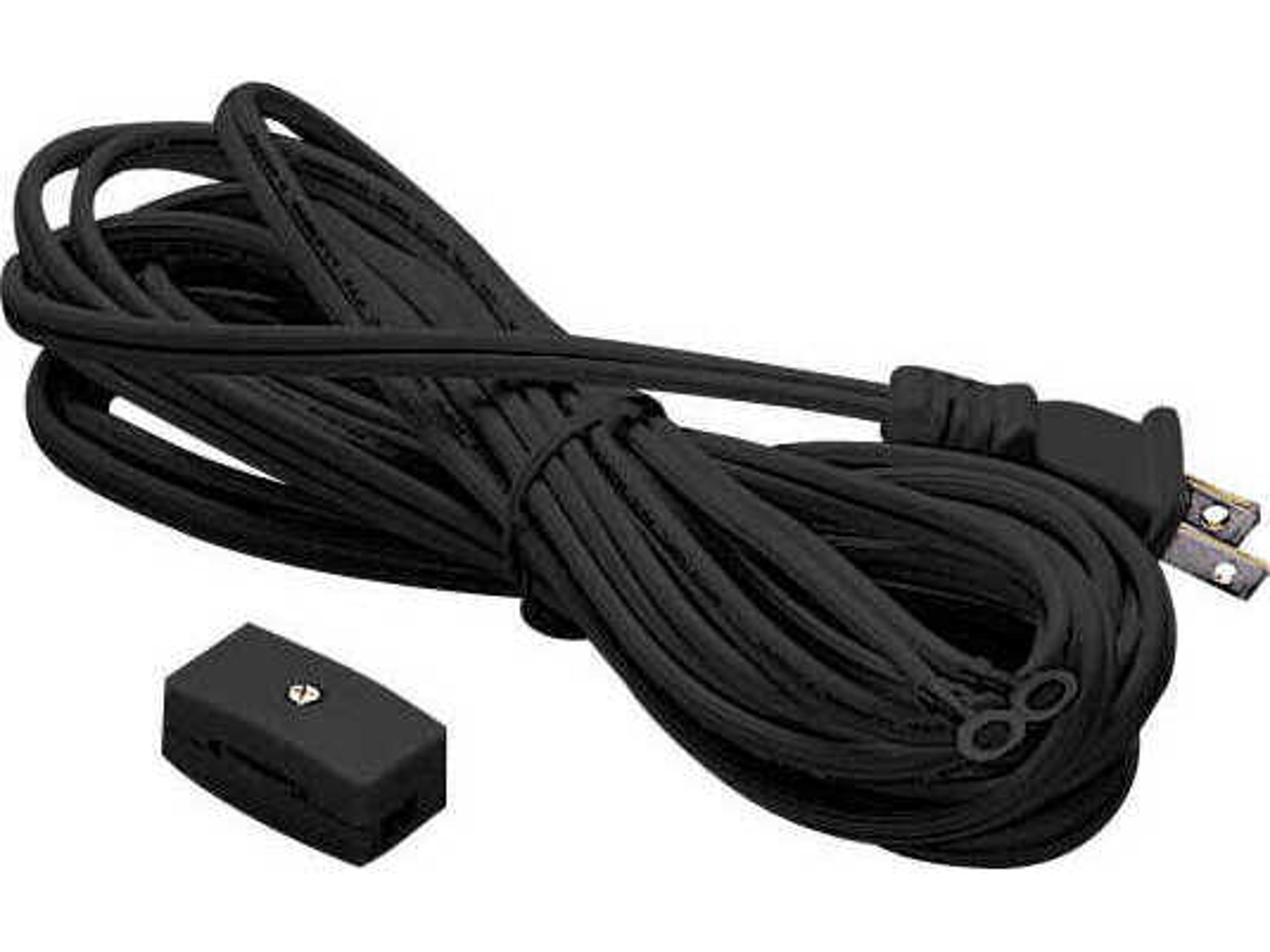 WAC Lighting Black 15FT Power Cord for L-J Track