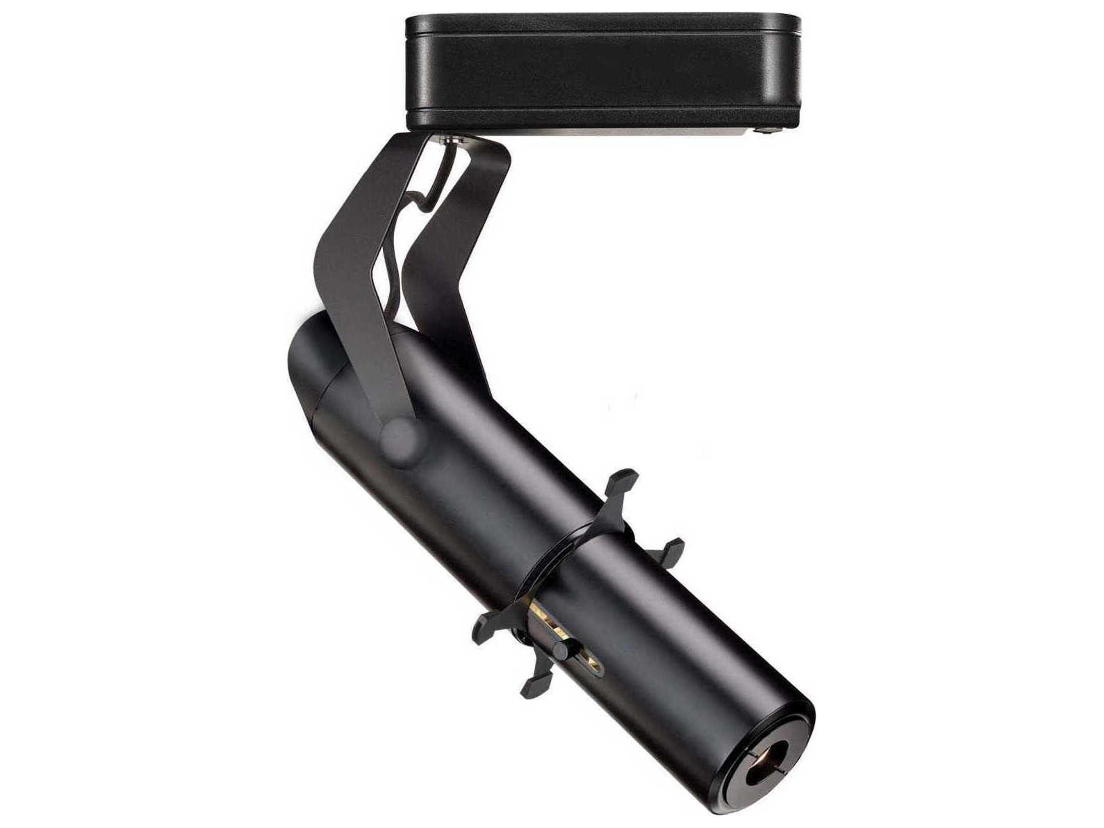 WAC Lighting Framing Projector 1-Light Black Cylinder Track Head
