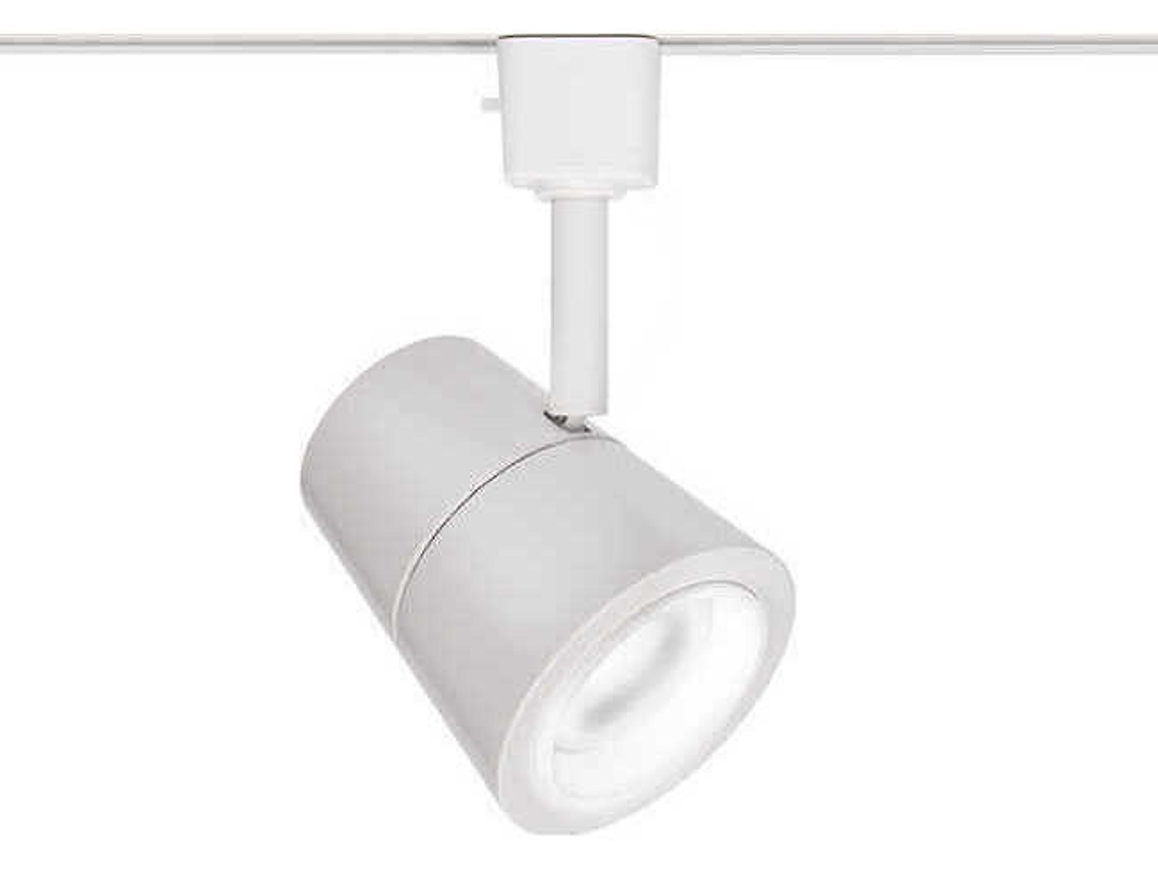WAC Lighting Summit 1-Light White Cylinder Track Head