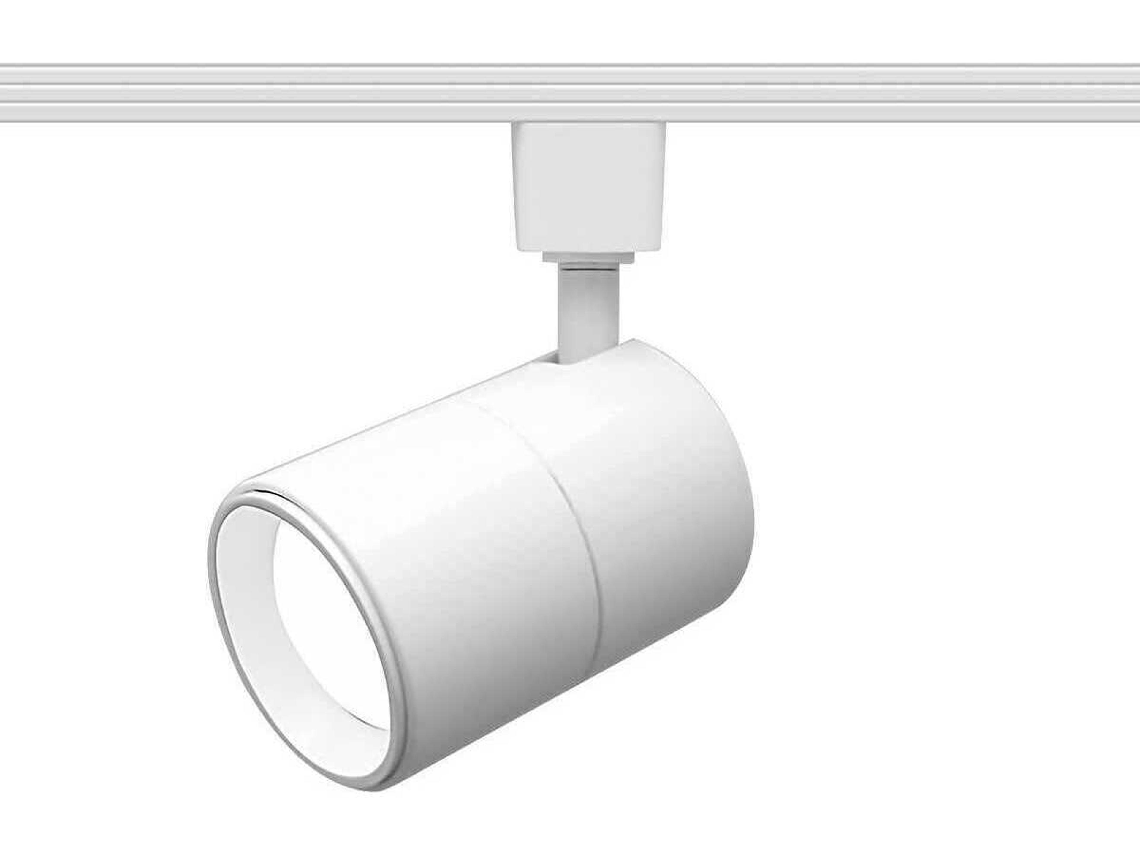 WAC Lighting Summit 1-Light White Cylinder Track Head