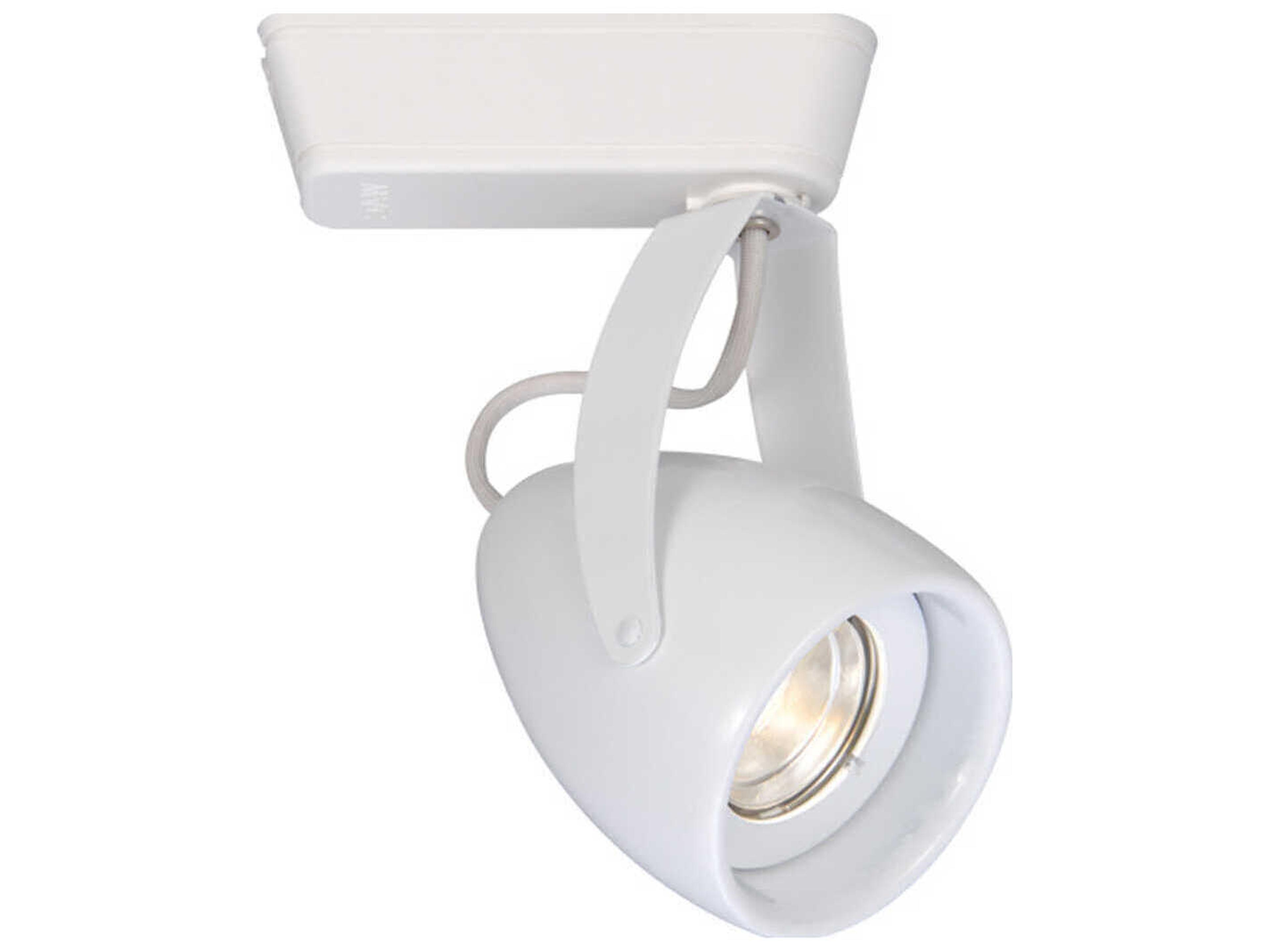 WAC Lighting Impulse 1-Light White Cylinder Track Head