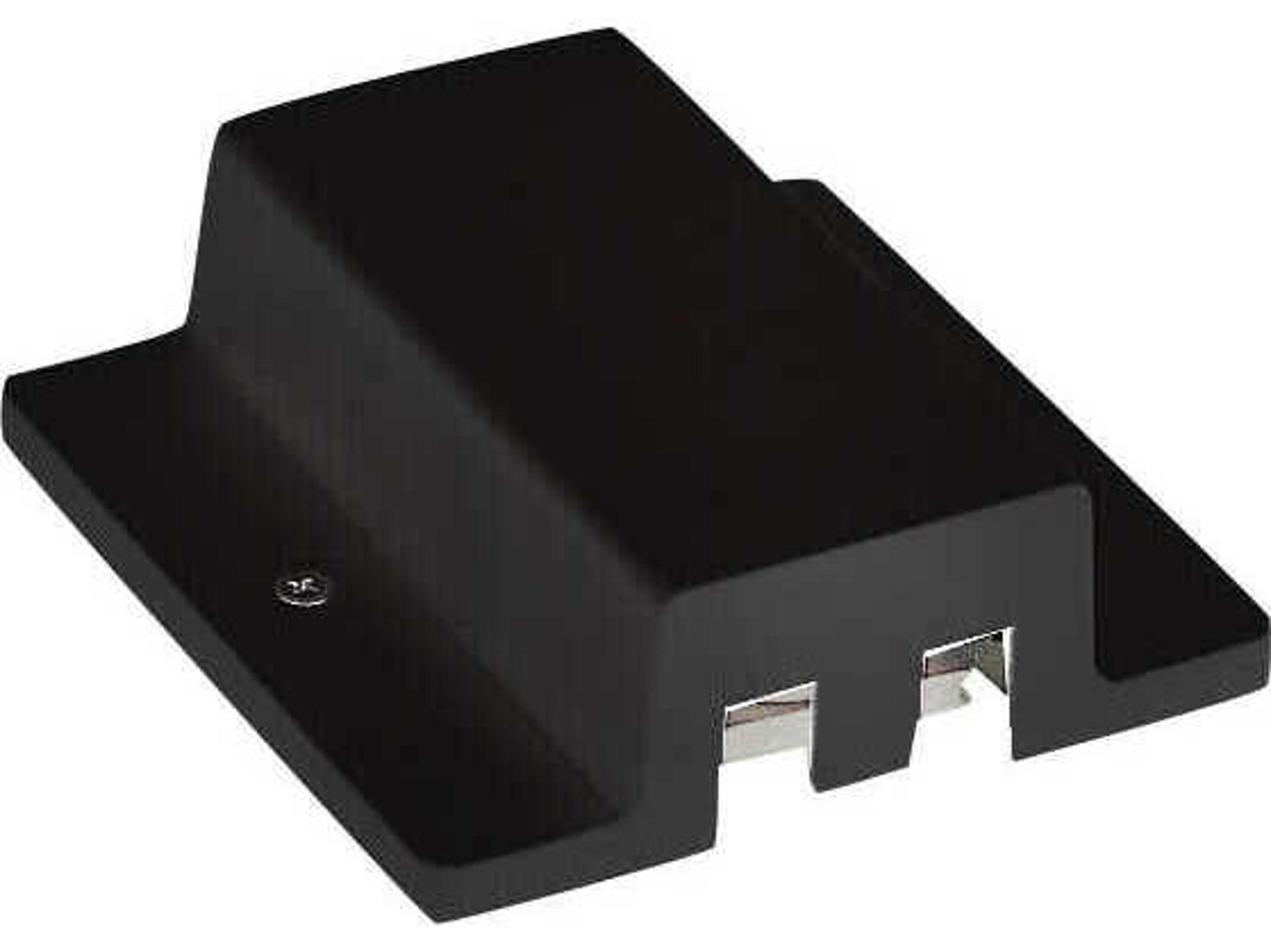 WAC Lighting Black Floating Canopy Connector for L-Track