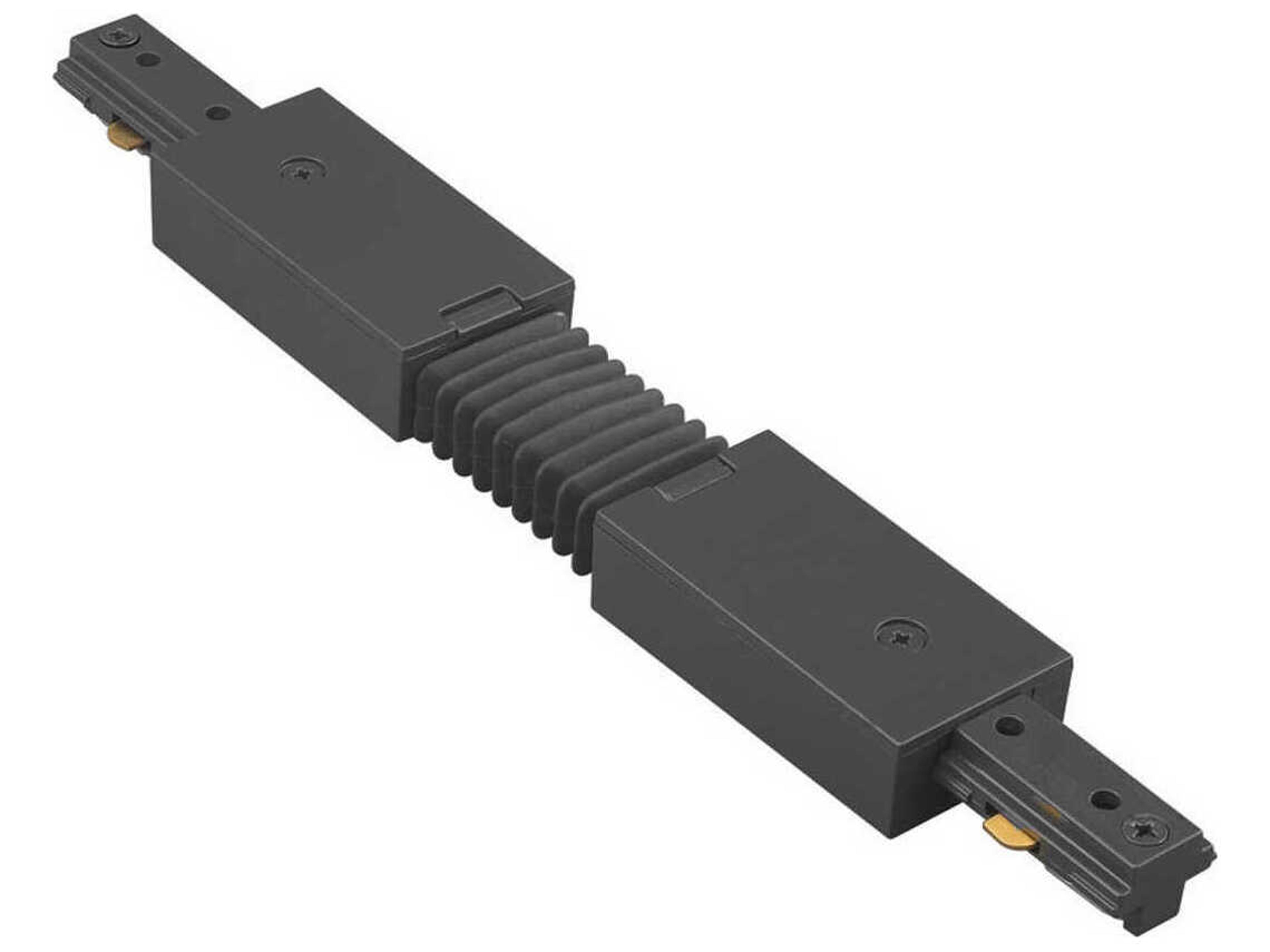 WAC Lighting Black Flexible Track Connector for L-Track