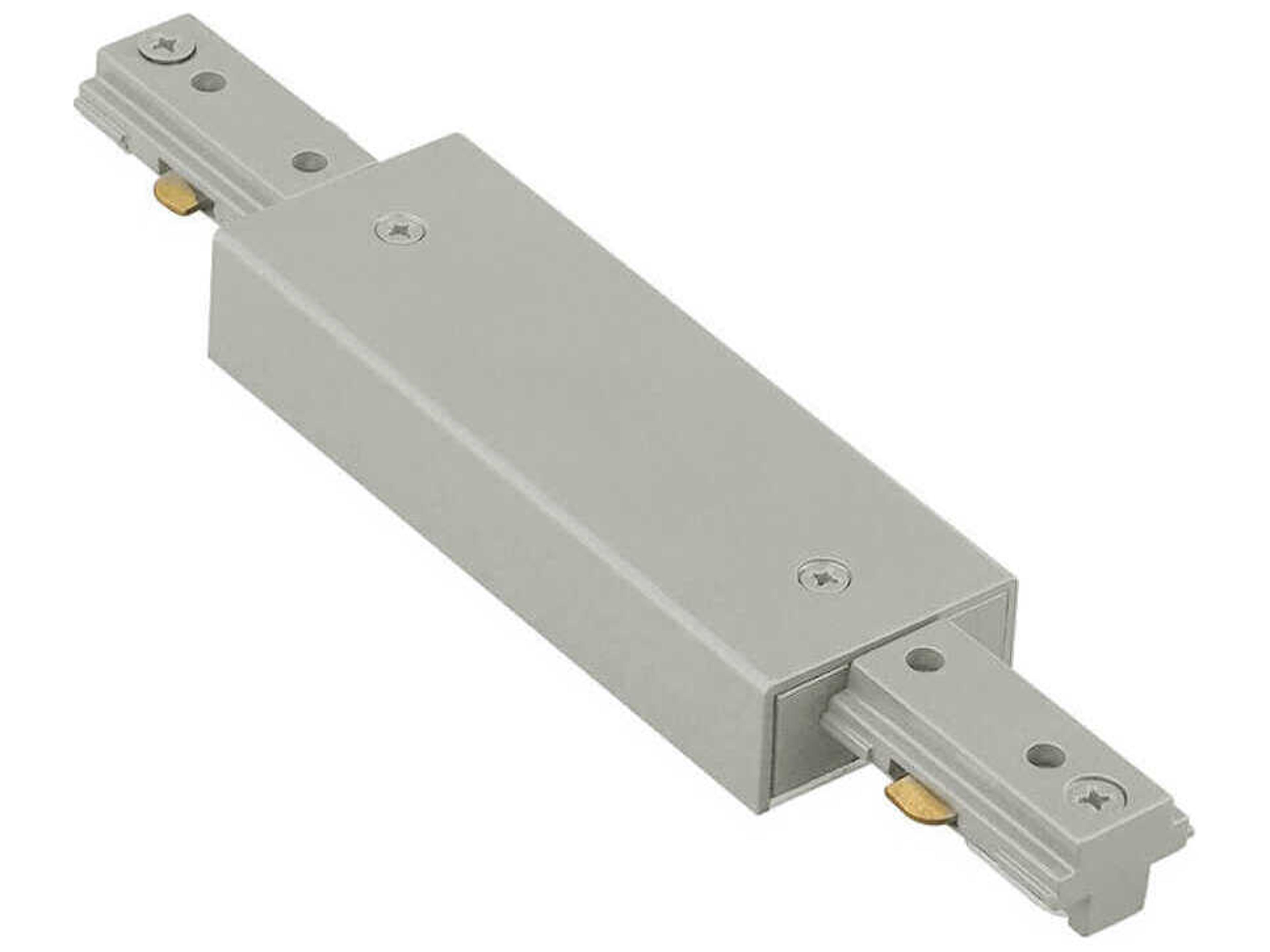 WAC Lighting Brushed Nickel Power Feedable I Connector for L-Track