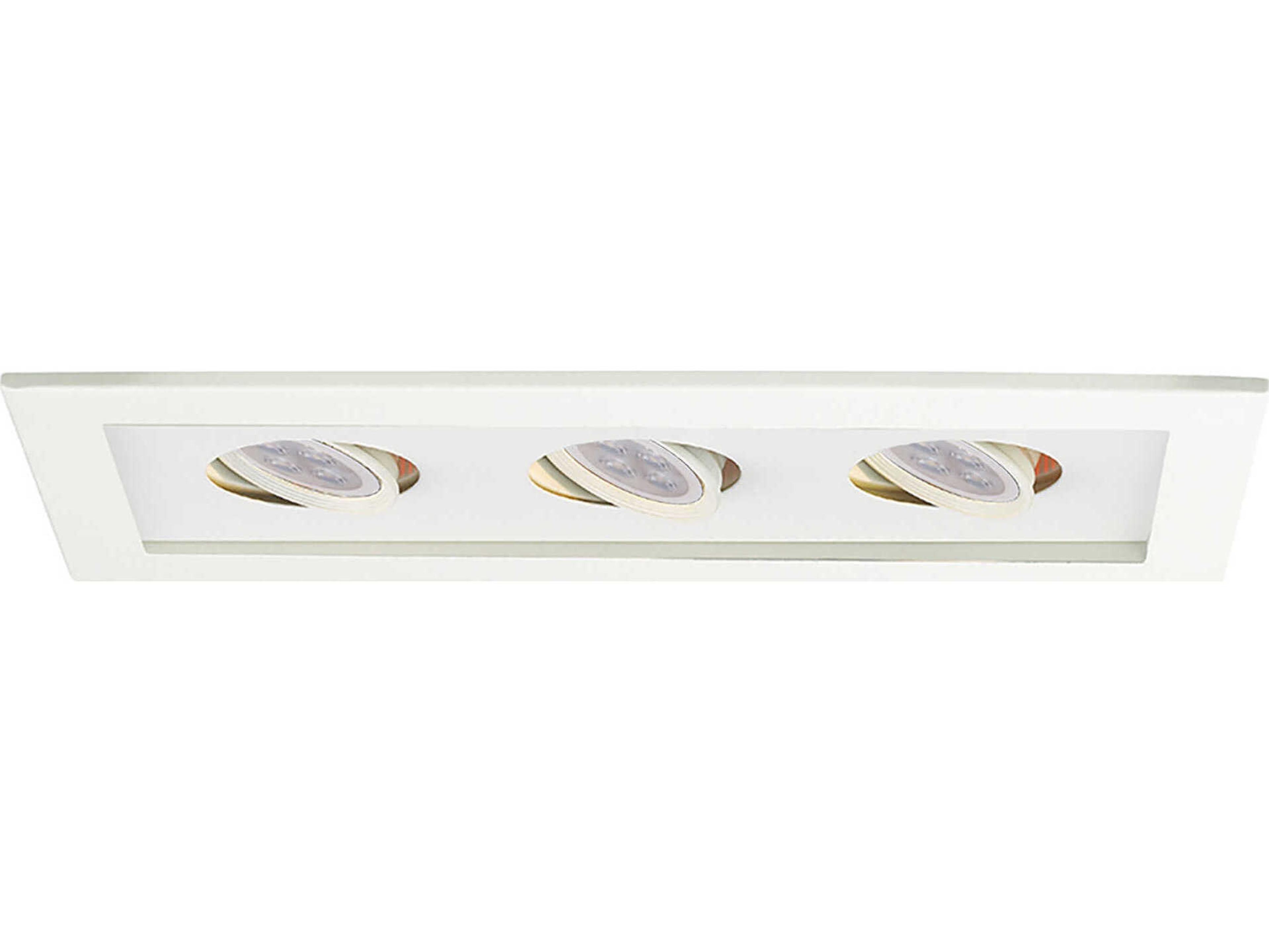 WAC Lighting 3-Light White Recessed Light