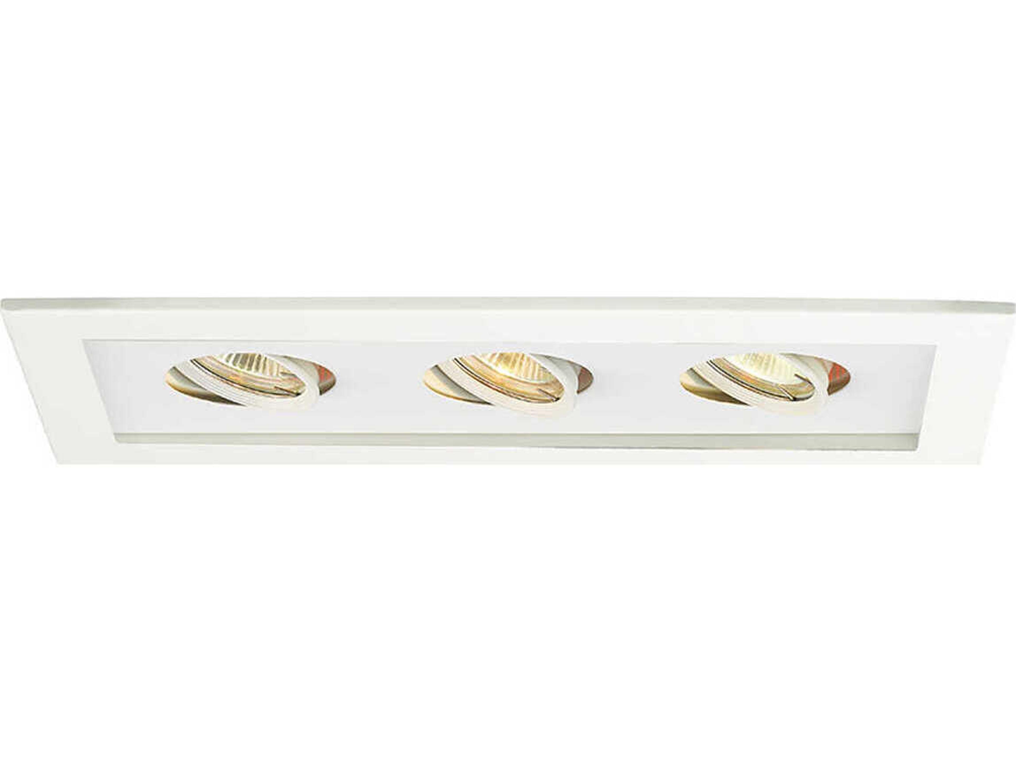 WAC Lighting 3-Light White Recessed Light