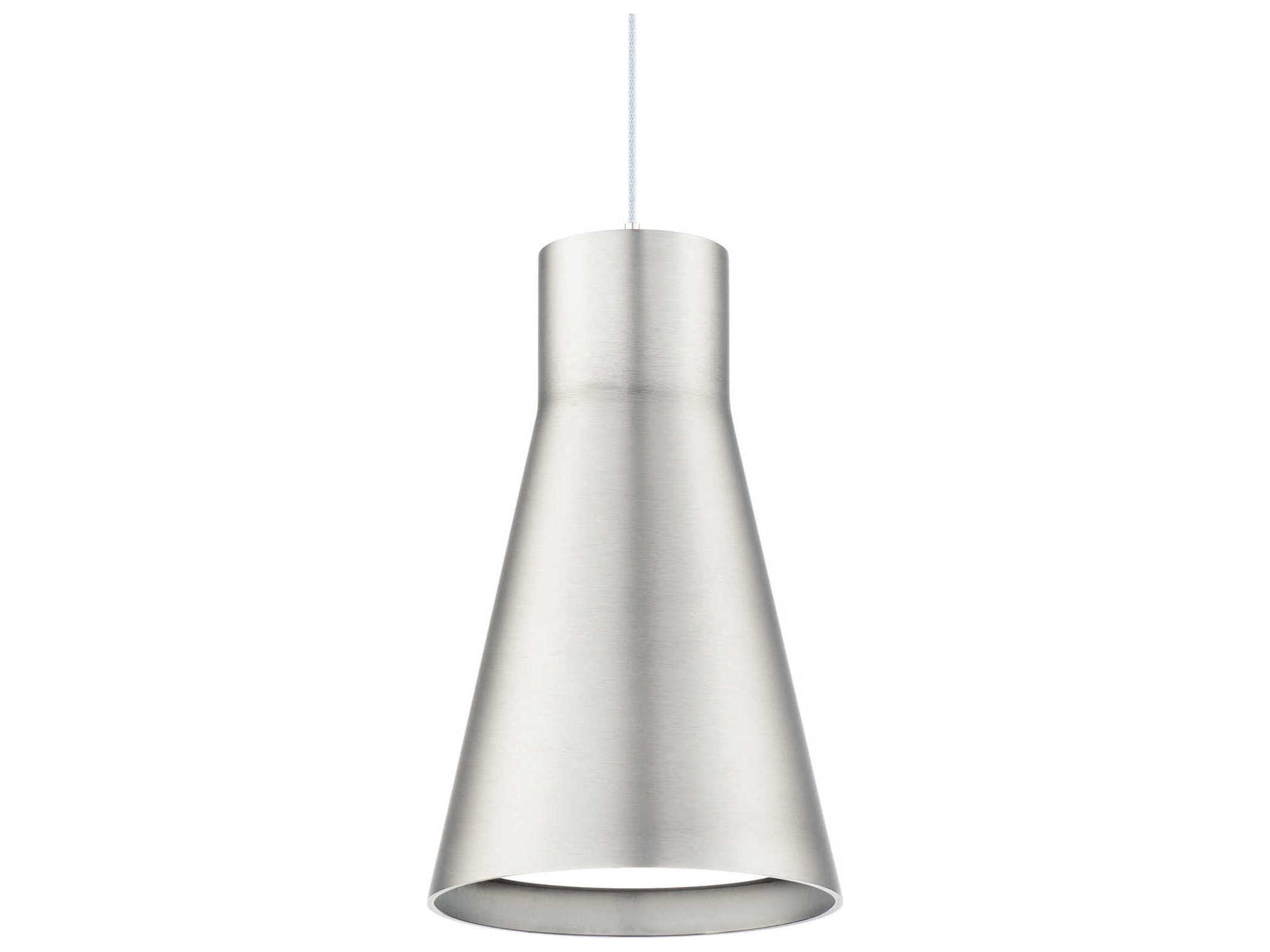WAC Lighting Twist-N-Lite 1-Light Brushed Nickel Mini Pendant