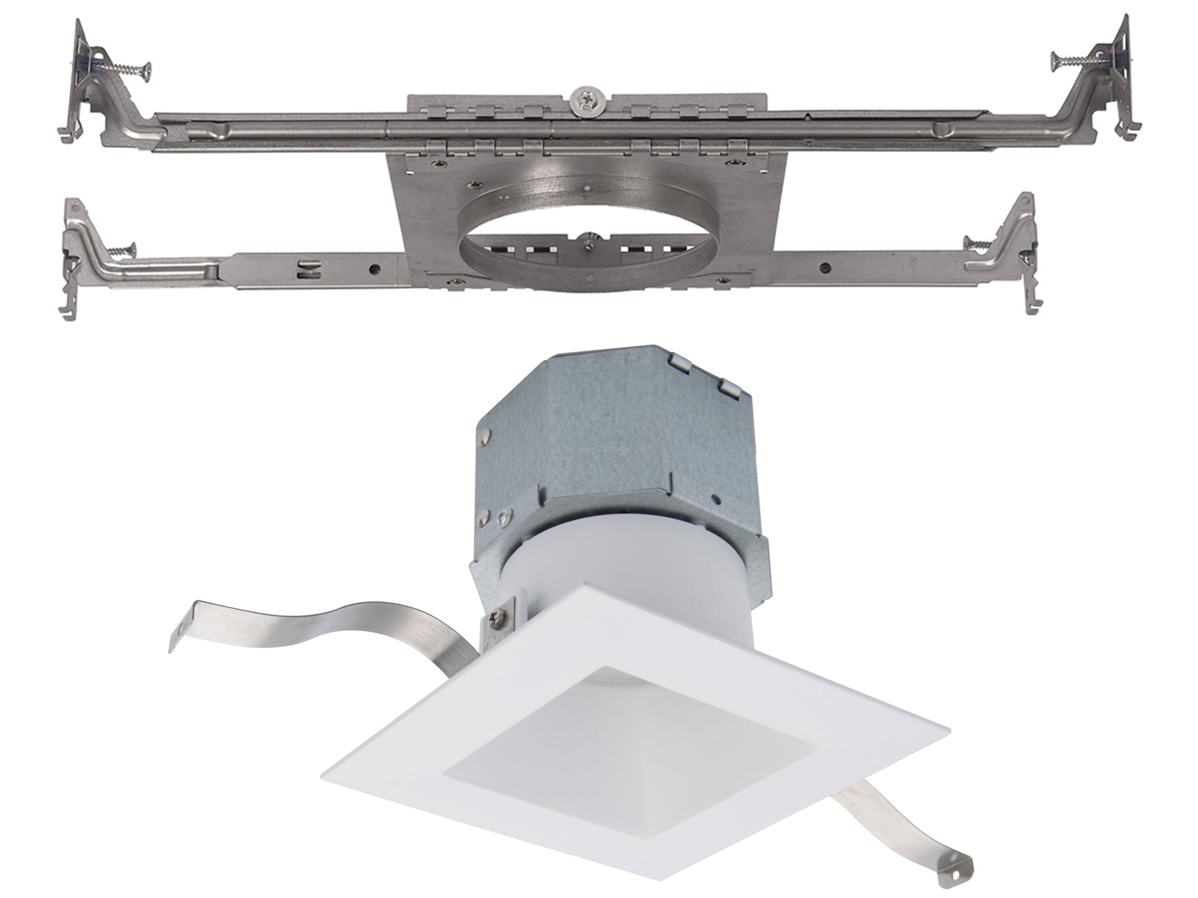 WAC Lighting Pop-In 1 - Light 5-CCT Selectable LED Outdoor Ceiling Light with New Construction Frame-In Kit (Set of 6)