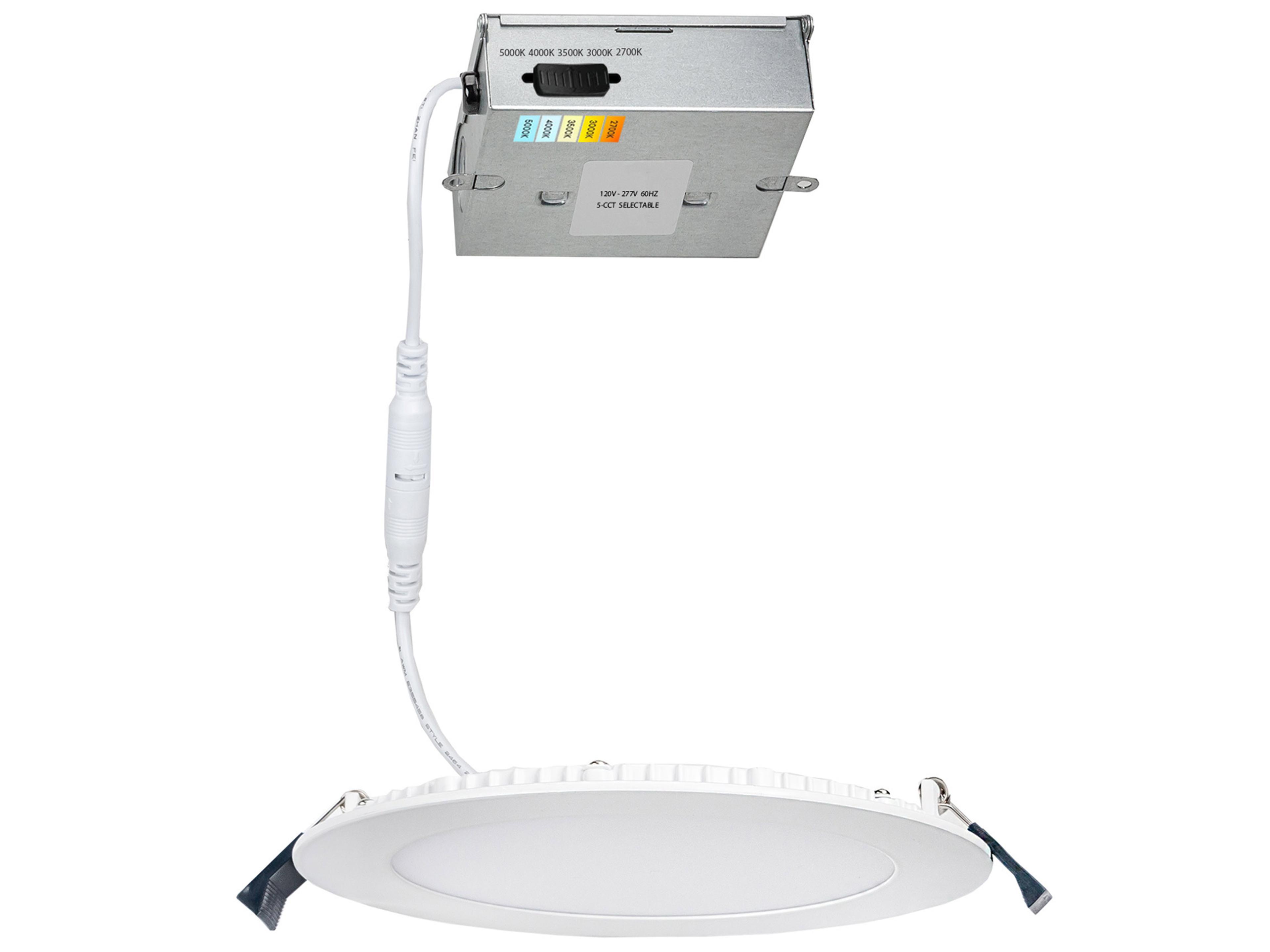 WAC Lighting Lotos 1-Light White LED Round Recessed Light