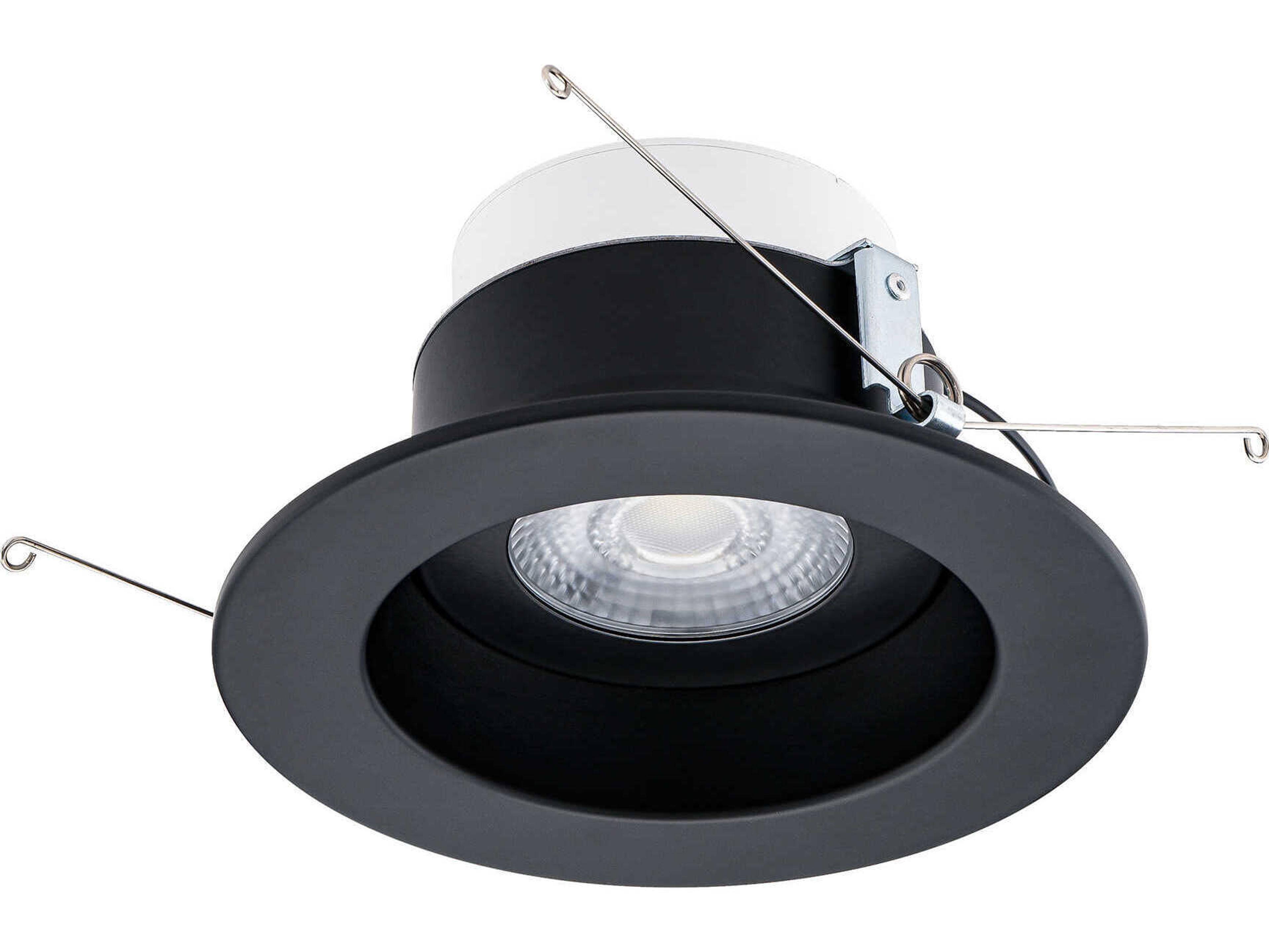 WAC Lighting Lotos 1-Light Black Round Recessed Light