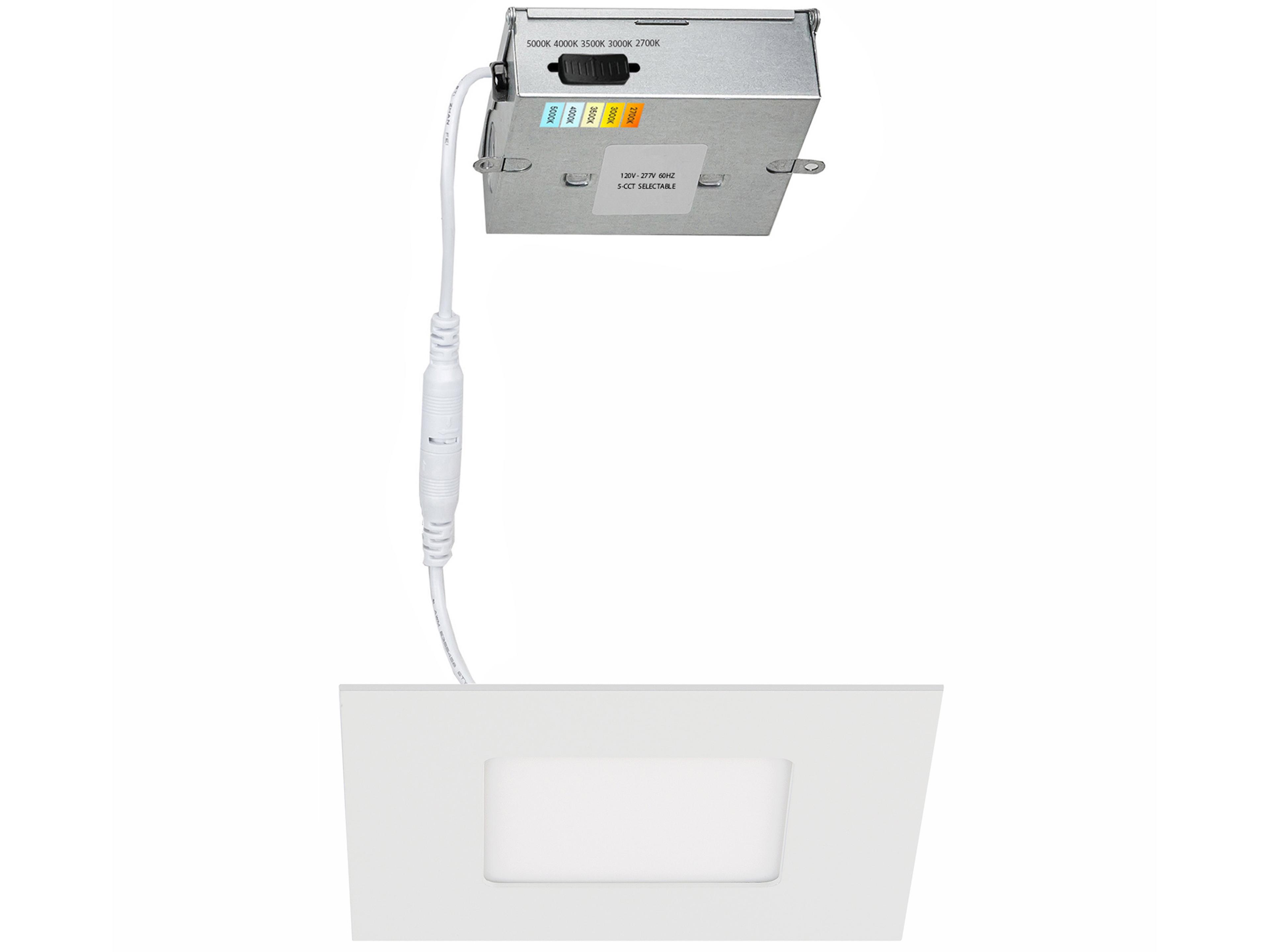 WAC Lighting Lotos 1-Light White Recessed Light